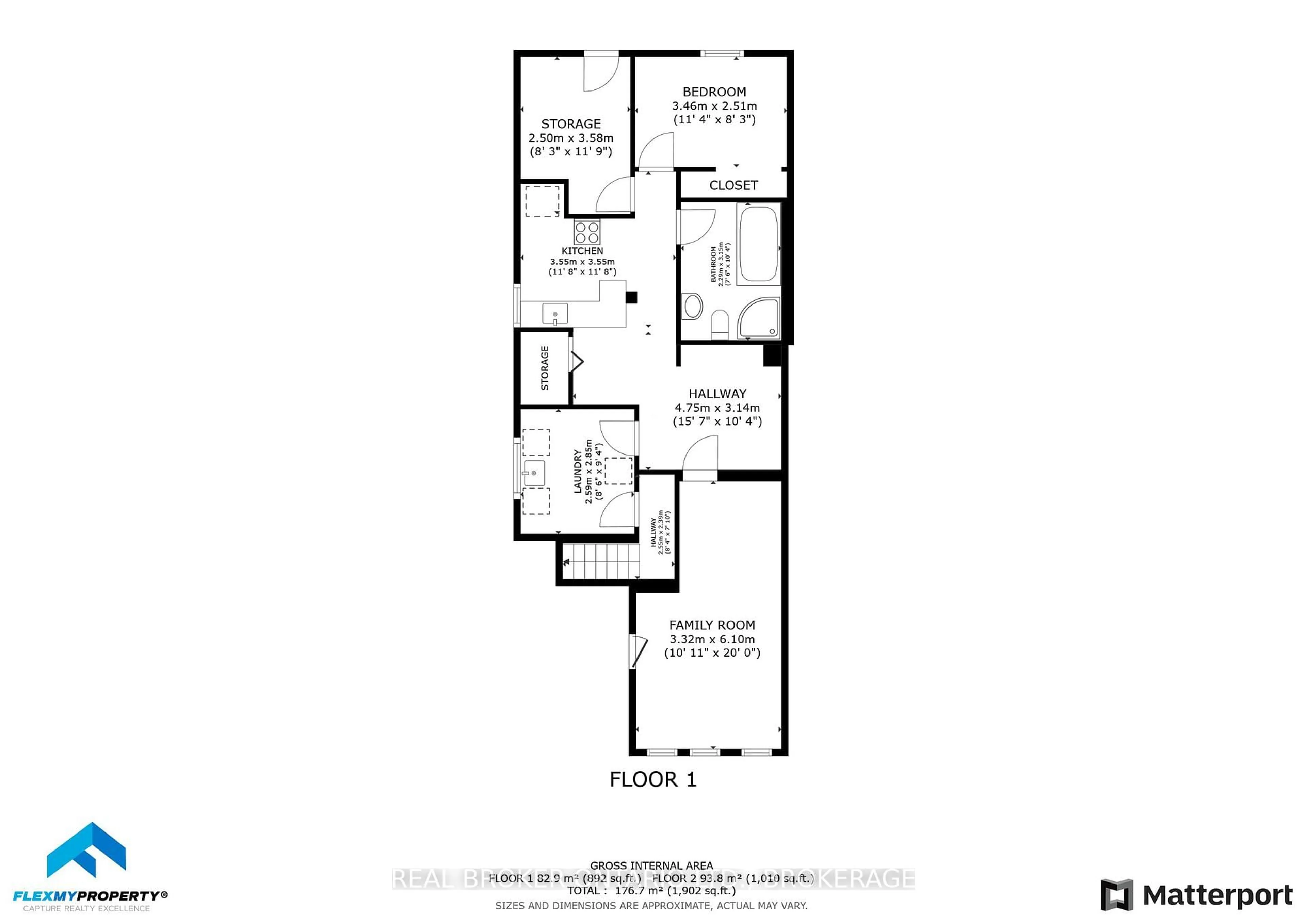 Floor plan for 1387 Brackenwood Cres, Kingston Ontario K7P 2W4