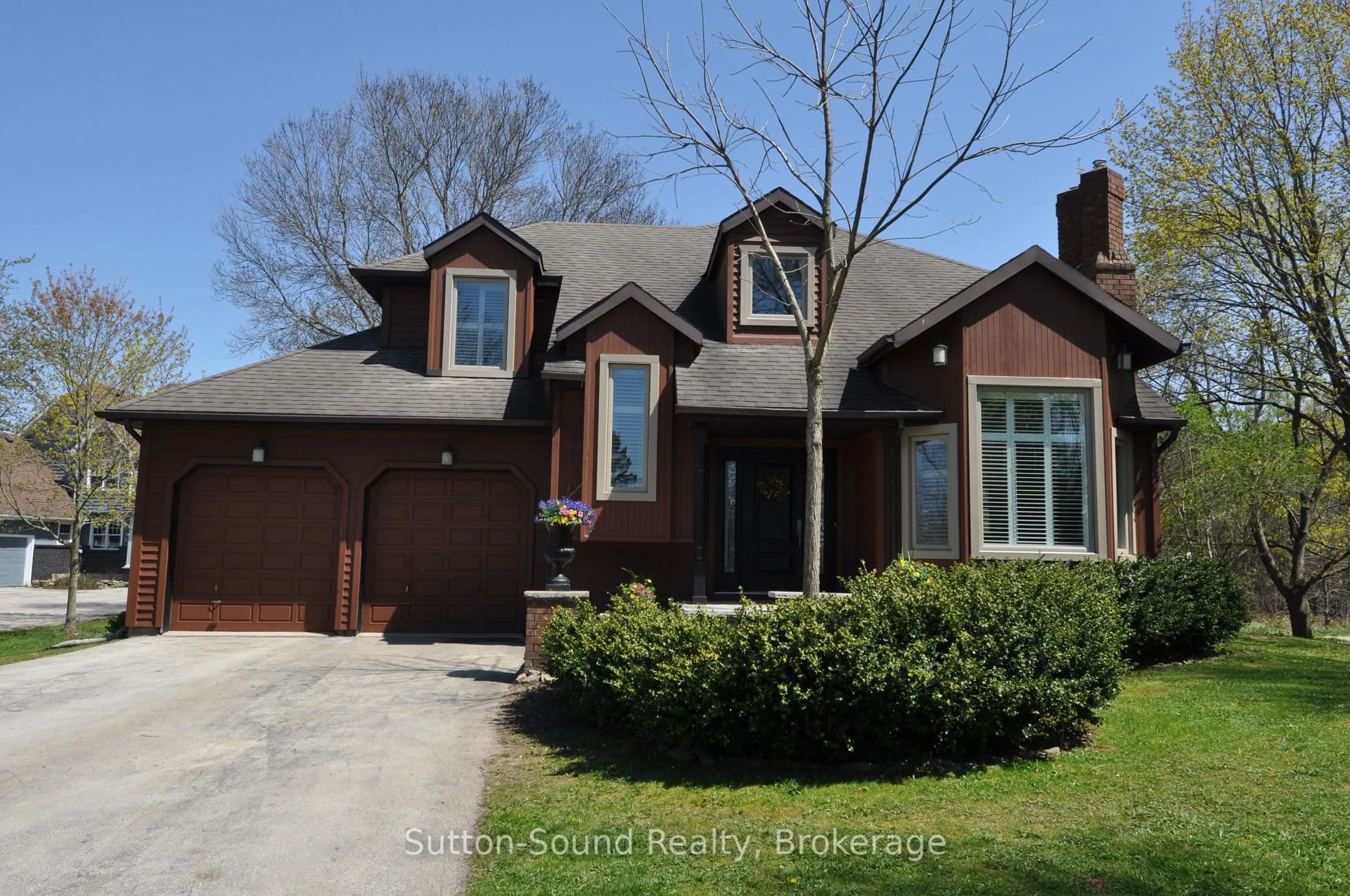 Home with brick exterior material, street for 359003 Grey Road 15 Rd, Meaford Ontario N4K 5N3
