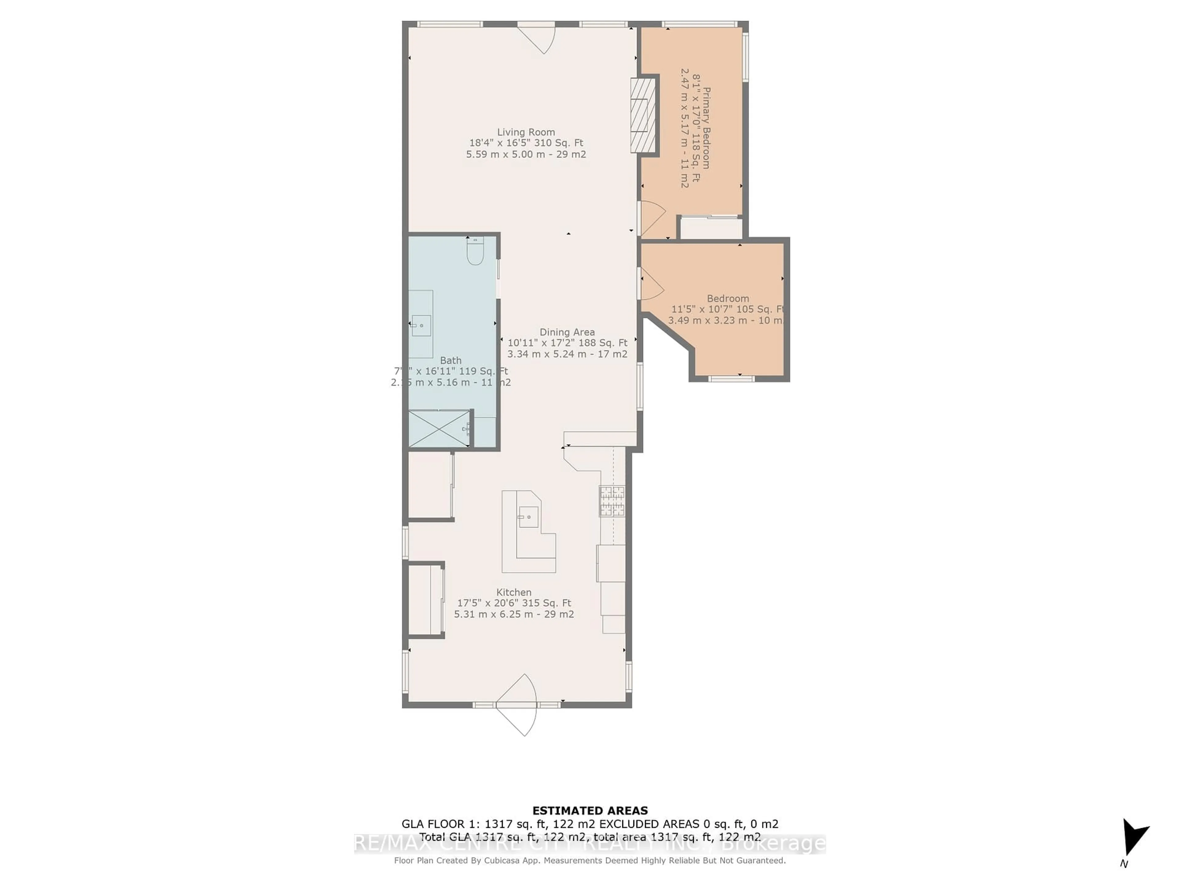 Floor plan for 490 LOWER SPRING St, Central Elgin Ontario N5L 1G6