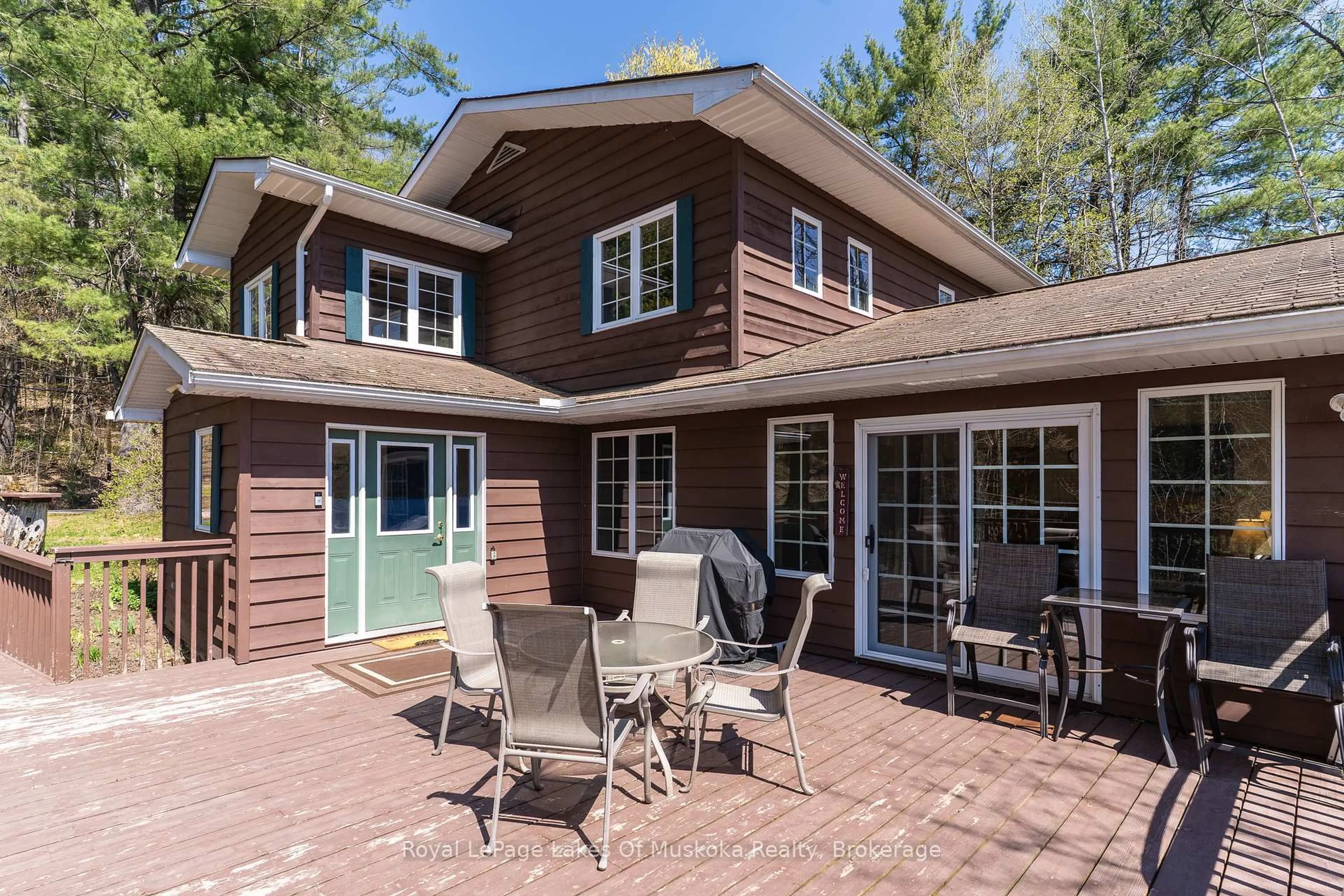Patio, water/lake/river/ocean view for 1128 Kawagama Lake Rd, Algonquin Highlands Ontario P0A 1E0