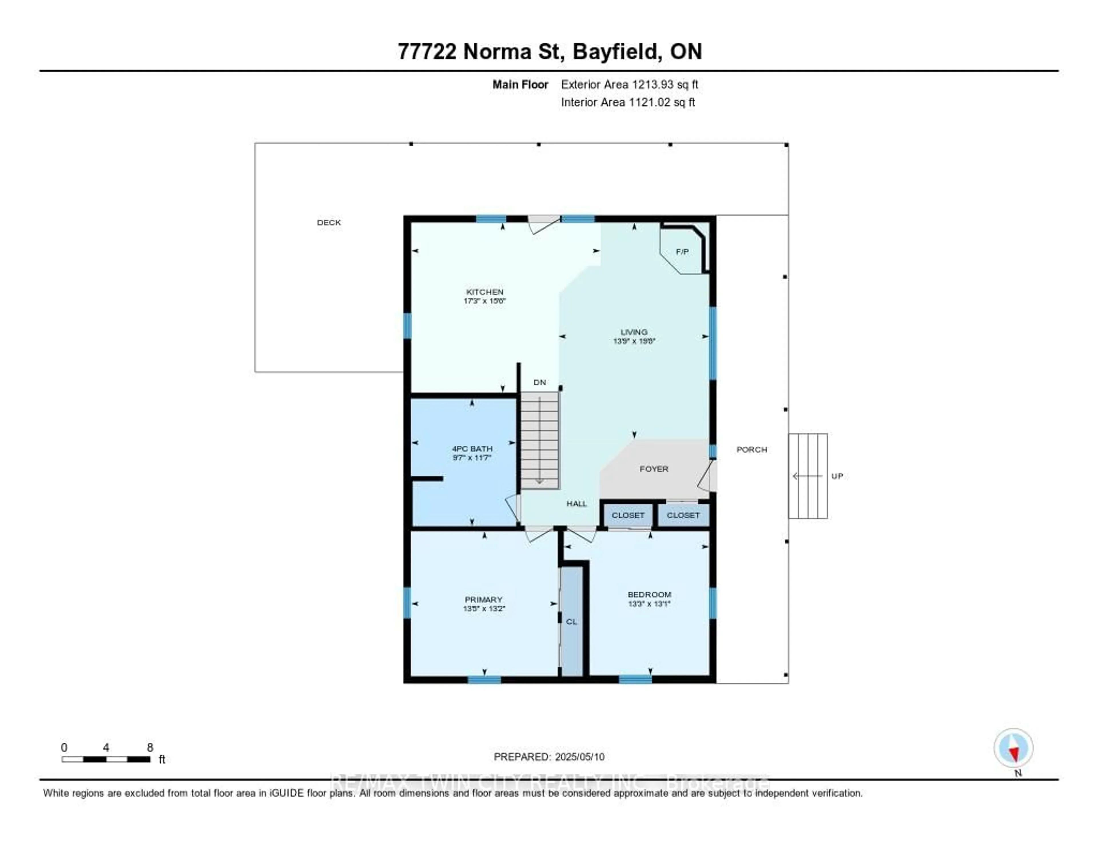 Floor plan for 77722 Norma St, Bluewater Ontario N5A 3X8