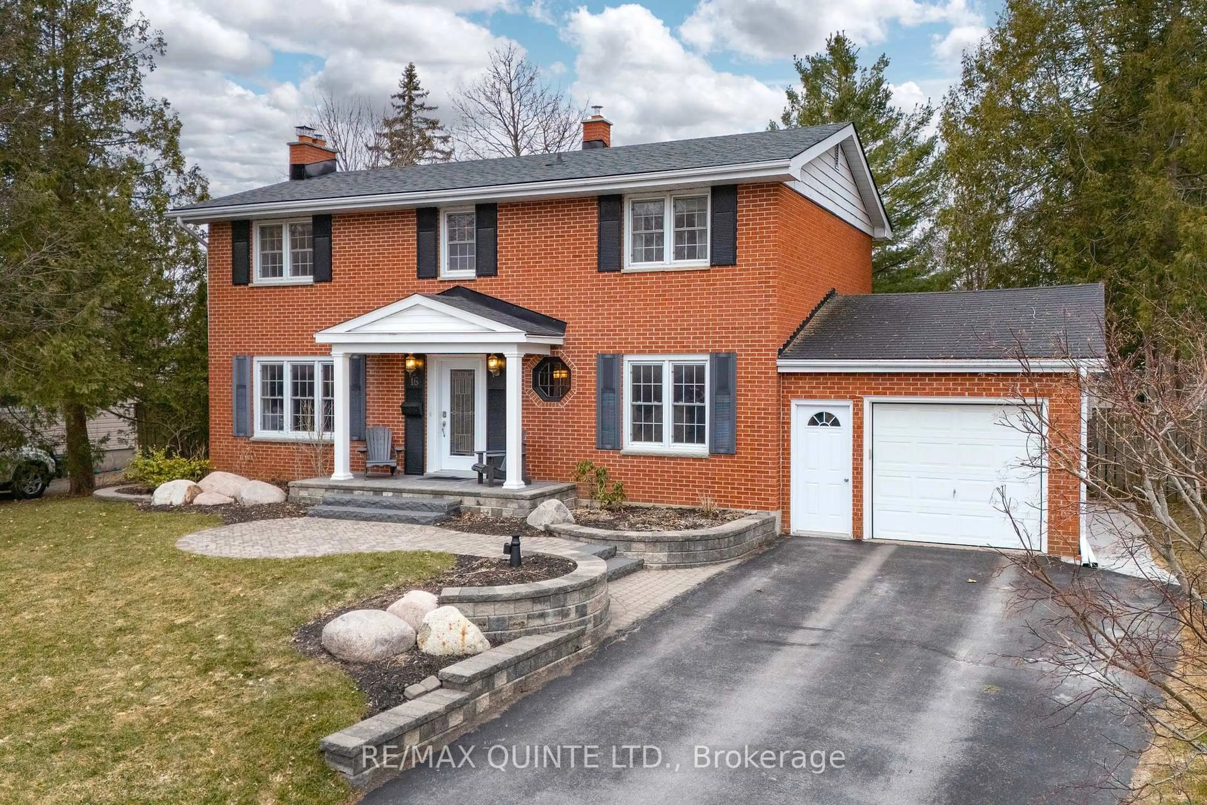 Home with brick exterior material, street for 16 Rosewood Ave, Belleville Ontario K8N 4E9