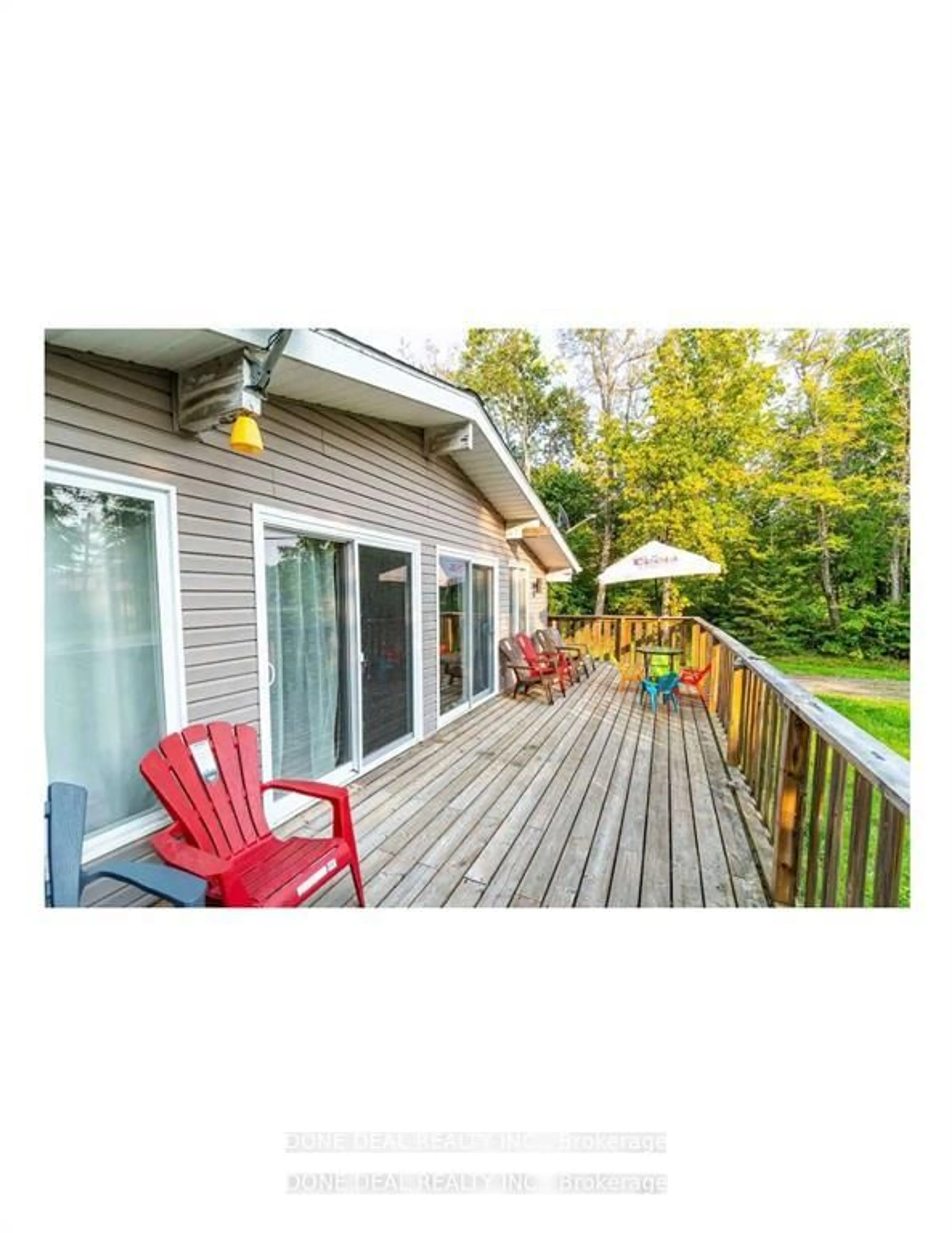 Patio, water/lake/river/ocean view for 179 Chapman Dr, Magnetawan Ontario P0A 1C0
