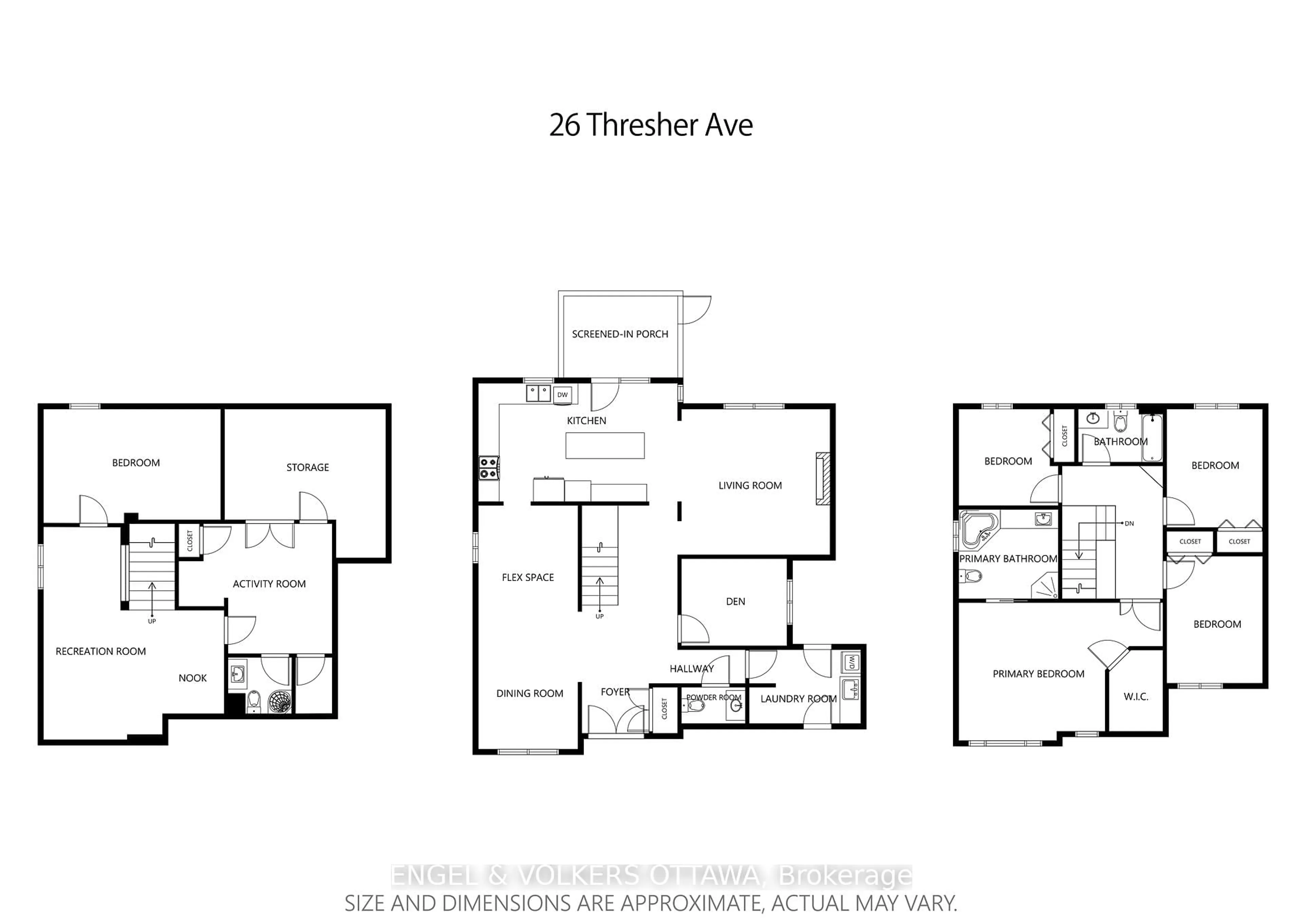 Floor plan for 26 Thresher Ave, Stittsville Ontario K2S 1X8