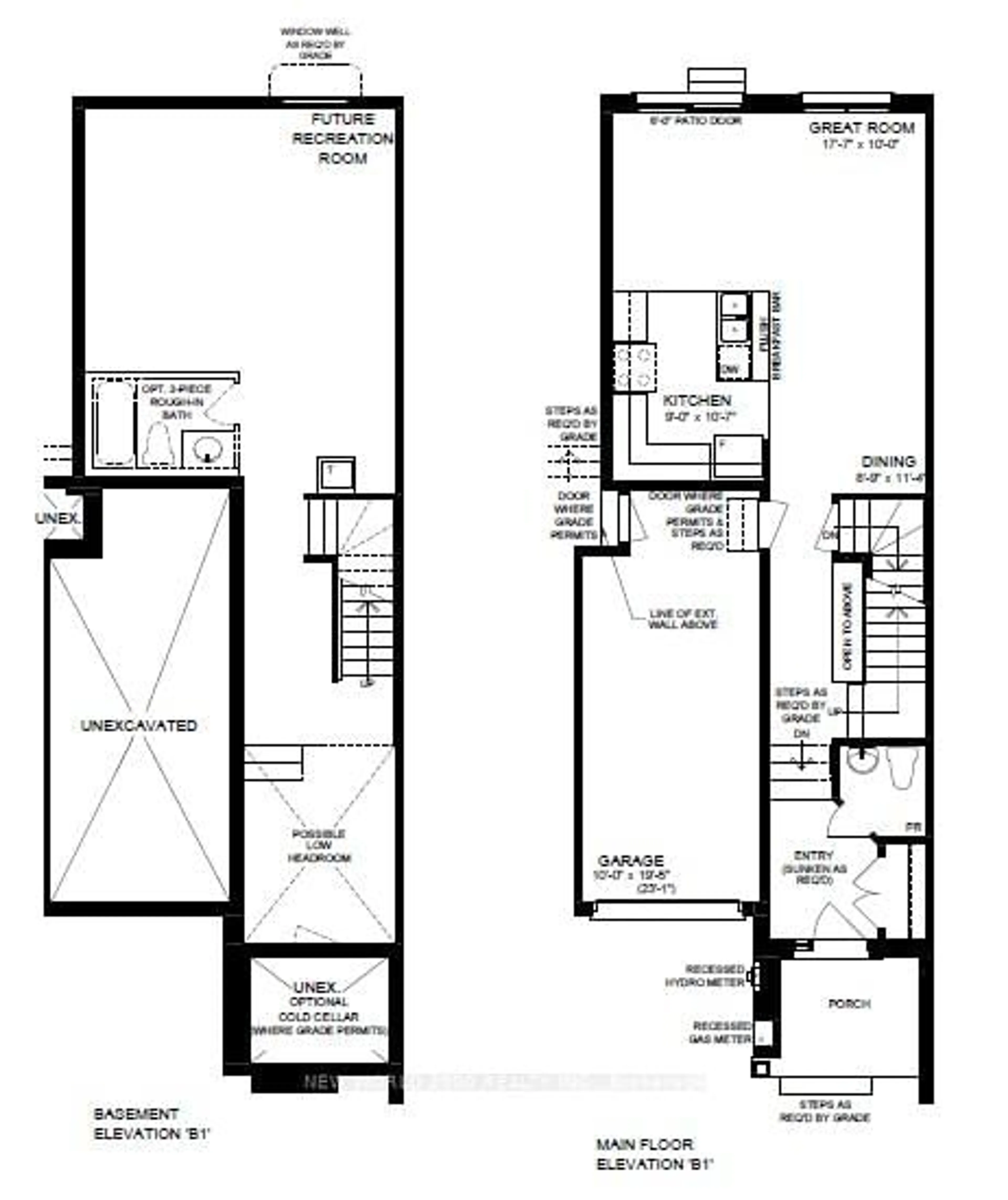 Floor plan for 533 Worden St, Cobourg Ontario K9A 4J6