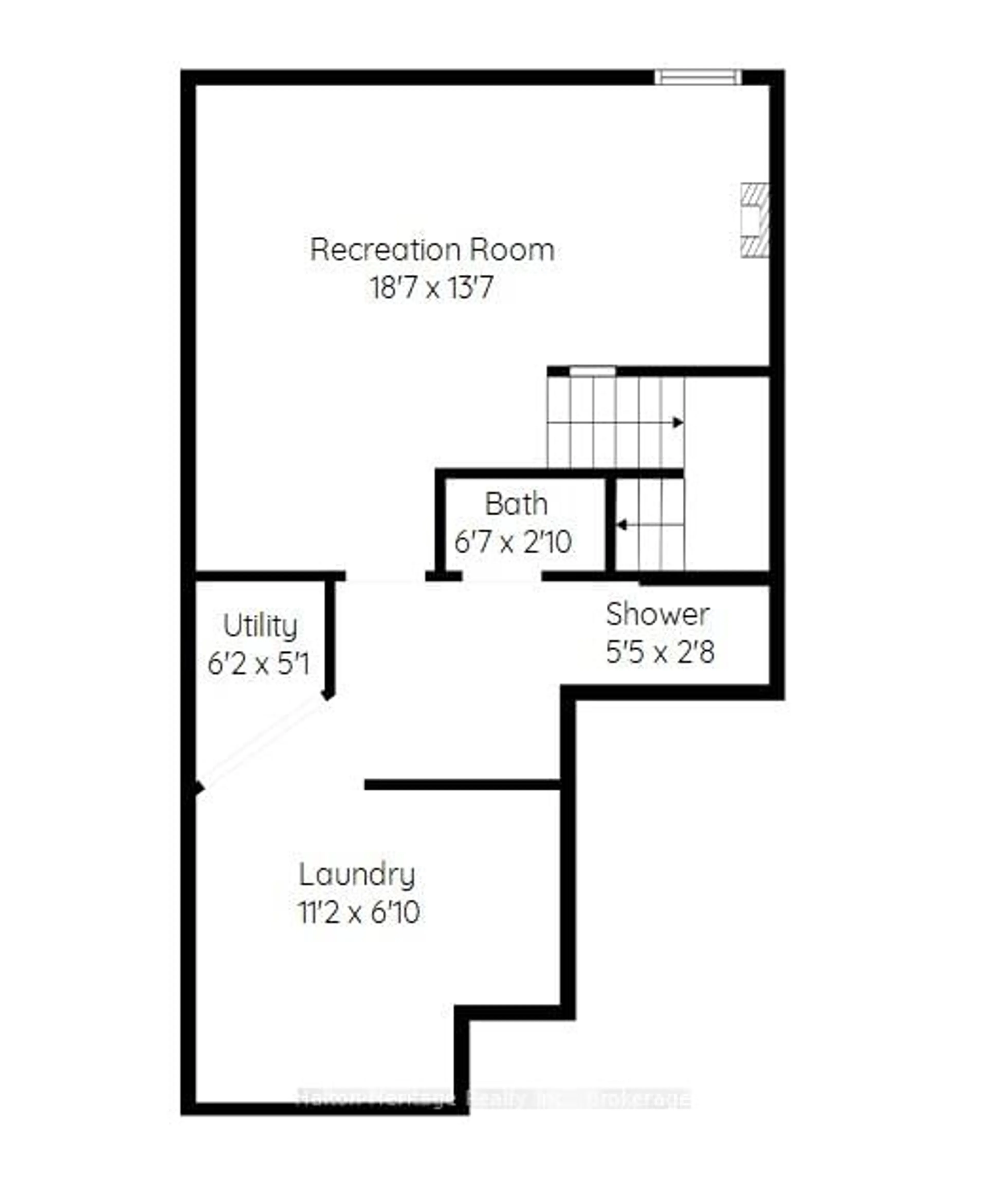 Floor plan for 503 8 Highway #Unit 1, Hamilton Ontario L8G 5E2