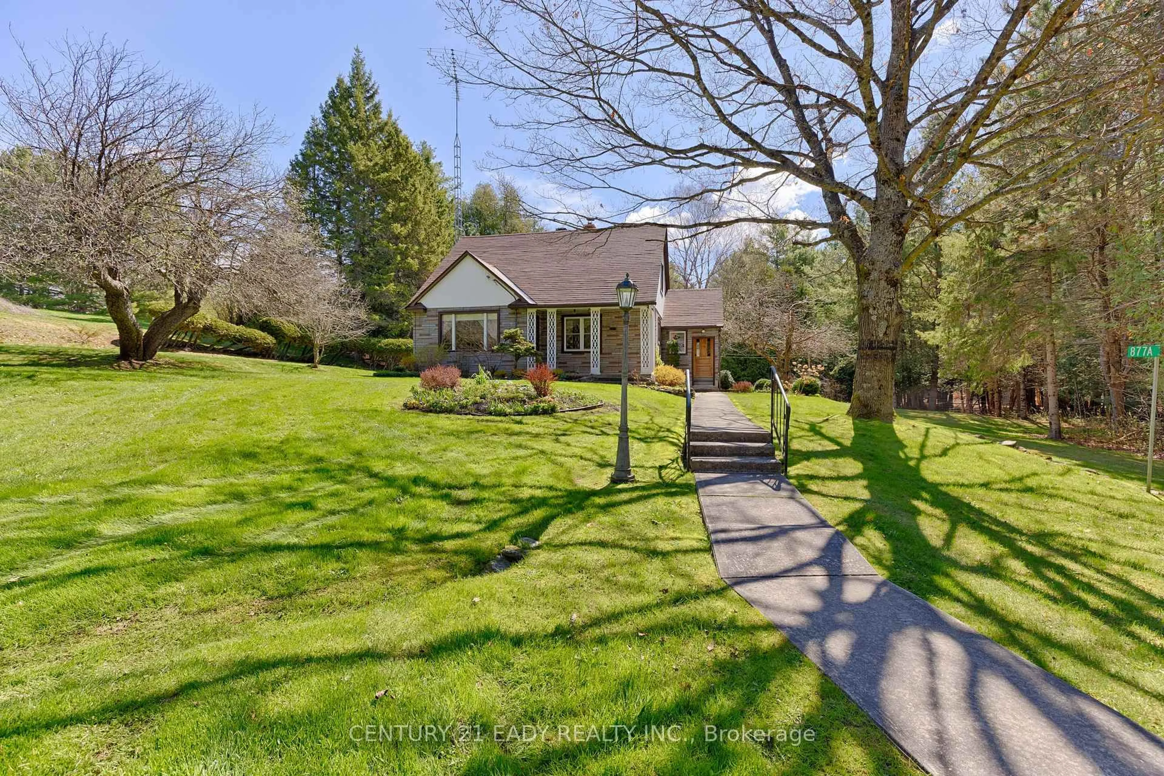 A pic from outside/outdoor area/front of a property/back of a property/a pic from drone, street for 877A Foymount Rd, Eganville Ontario K0J 1T0