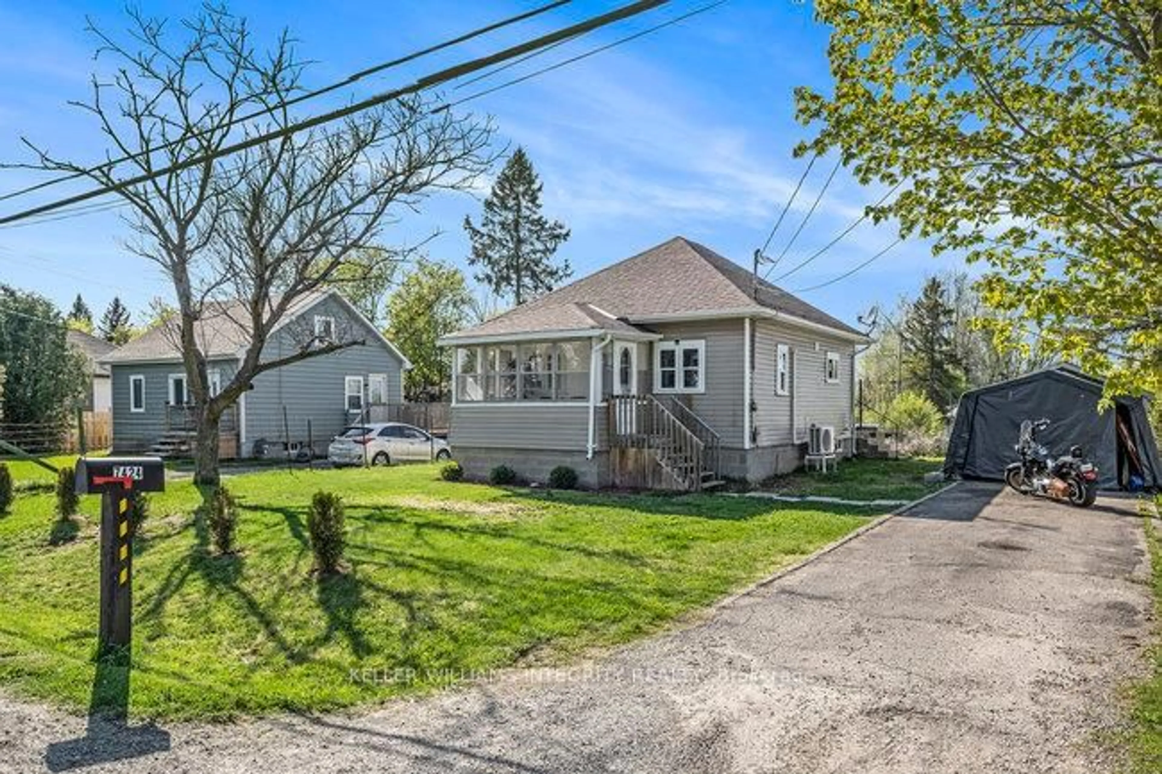 A pic from outside/outdoor area/front of a property/back of a property/a pic from drone, street for 7424 Roger Stevens Dr, Smiths Falls Ontario K7A 4S6