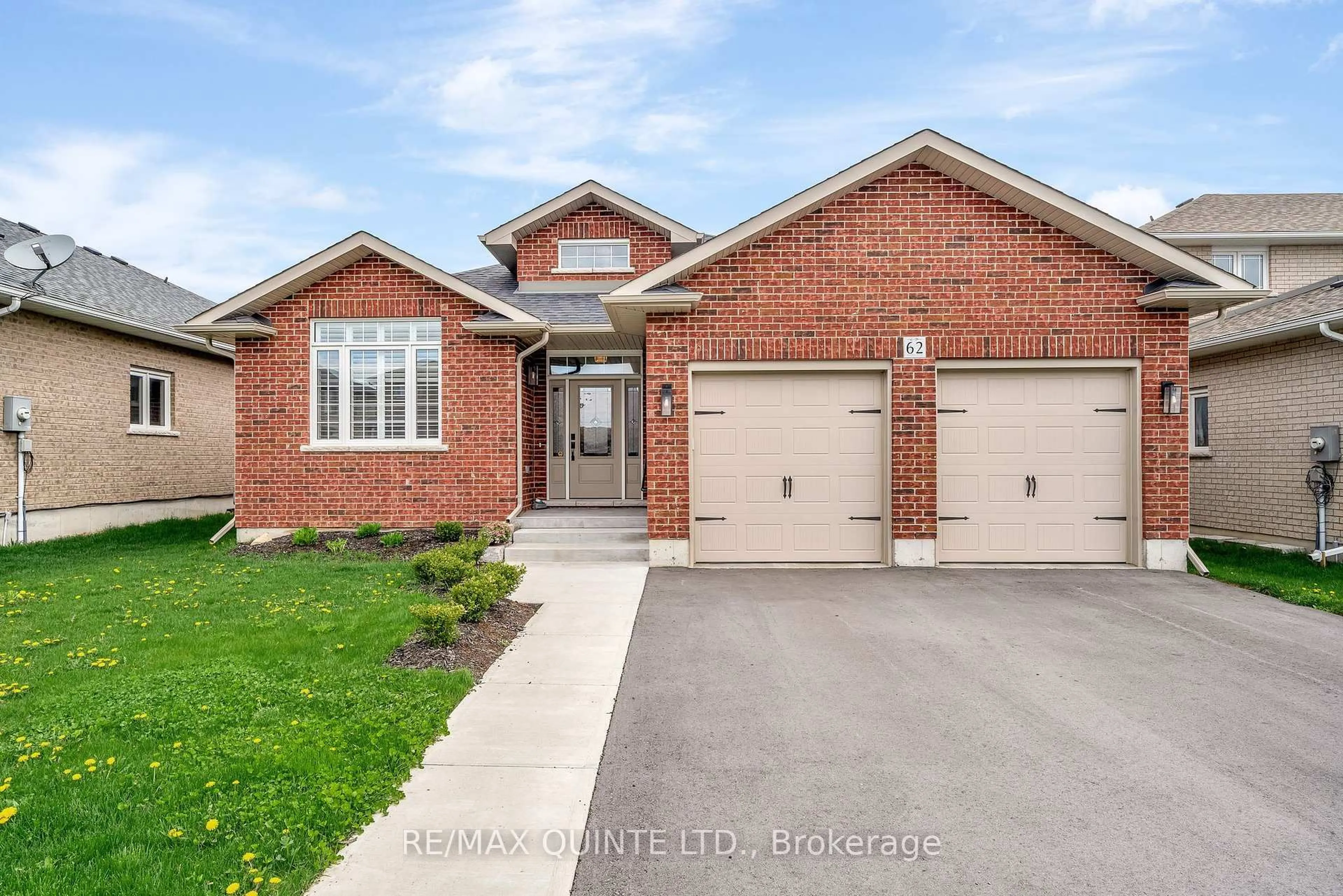 Home with brick exterior material, street for 62 Hummingbird Dr, Belleville Ontario K8N 0H7