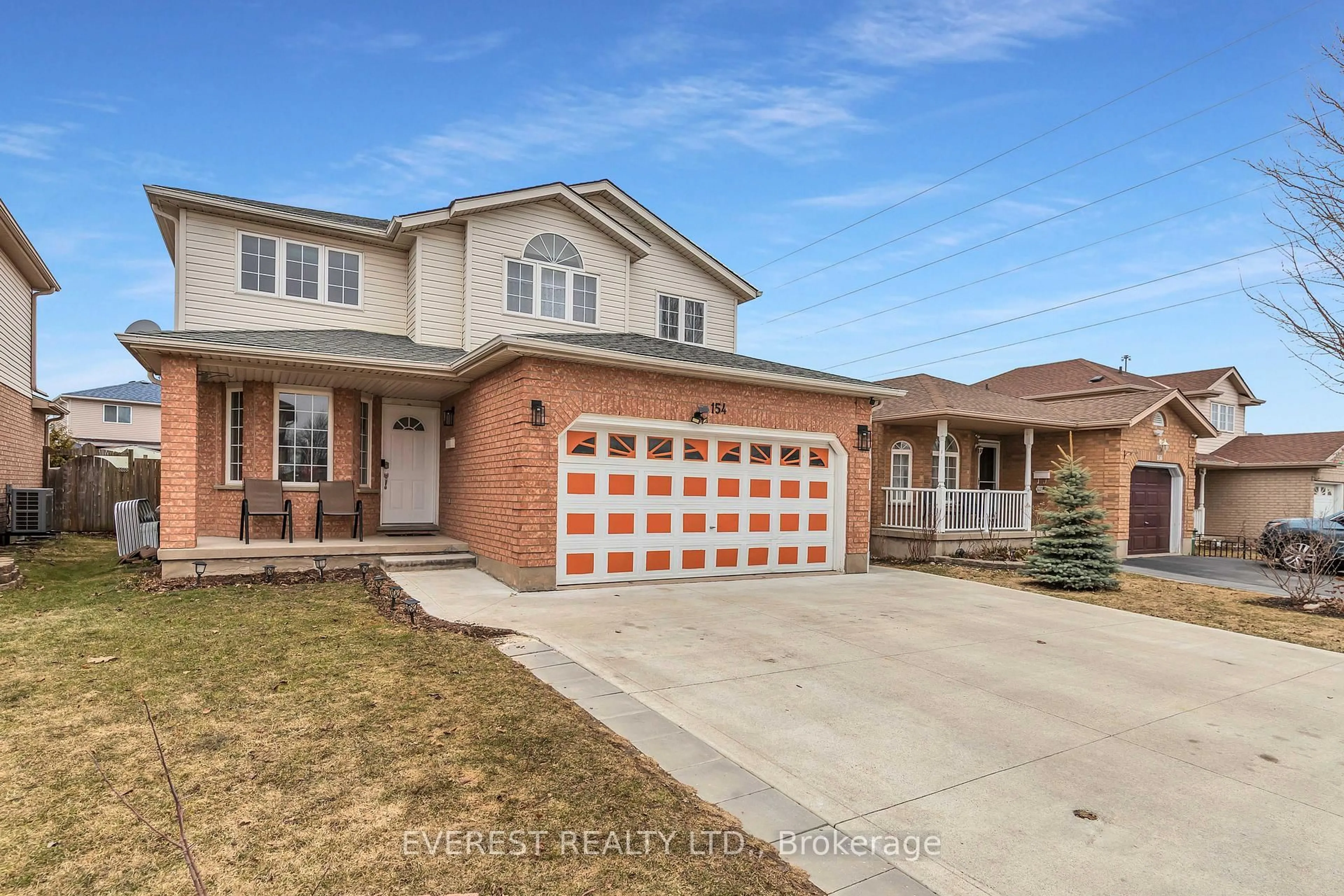 Home with brick exterior material, street for 154 deerpath Dr, Guelph Ontario N1K 1W9