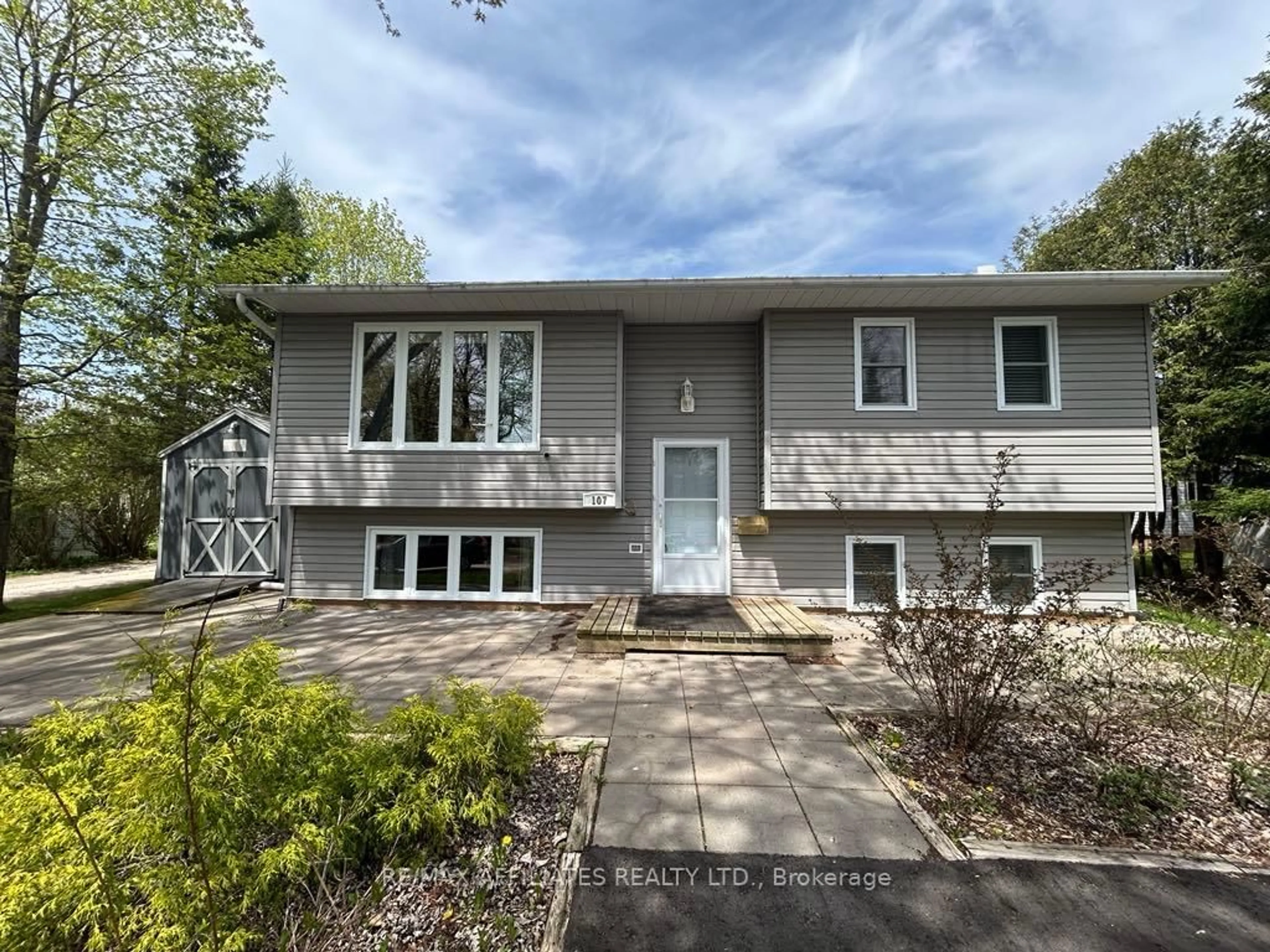 Home with vinyl exterior material, street for 26 Salmon Side Rd #107, Rideau Lakes Ontario K7A 4S5