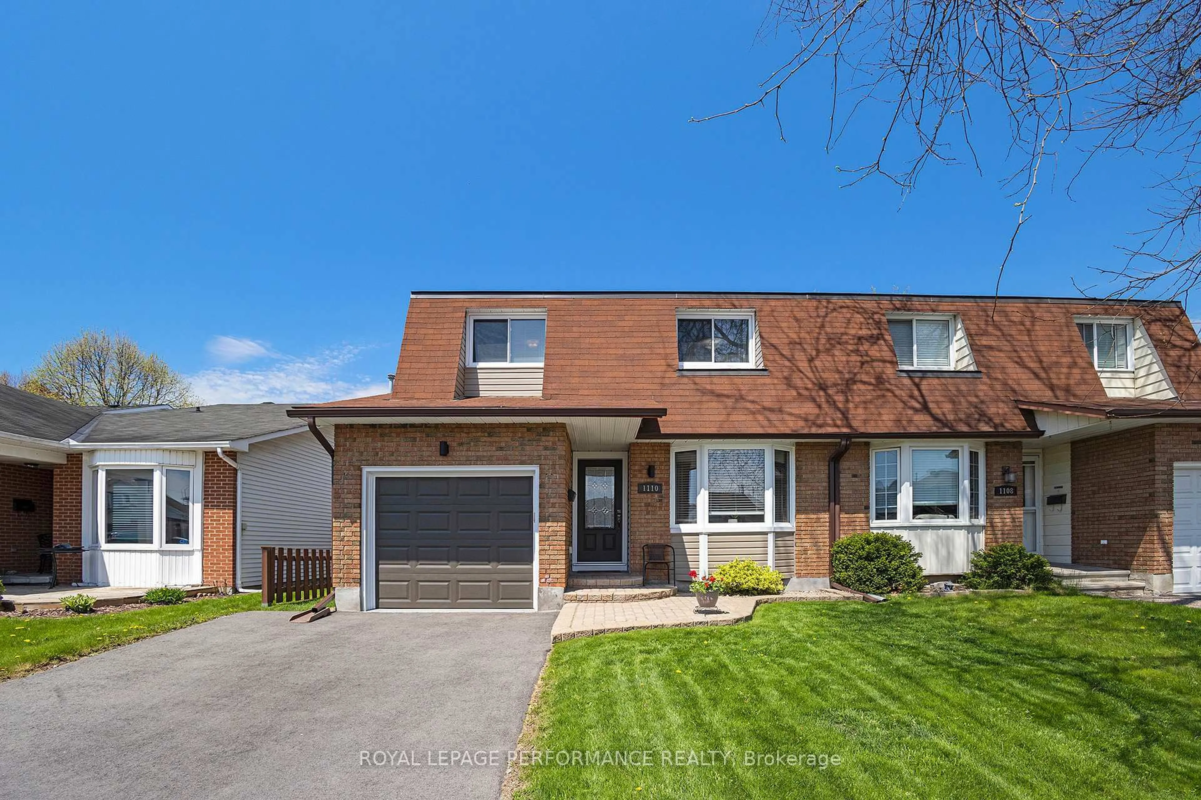 Home with brick exterior material, street for 1110 Burgundy Lane, Ottawa Ontario K1C 2M8