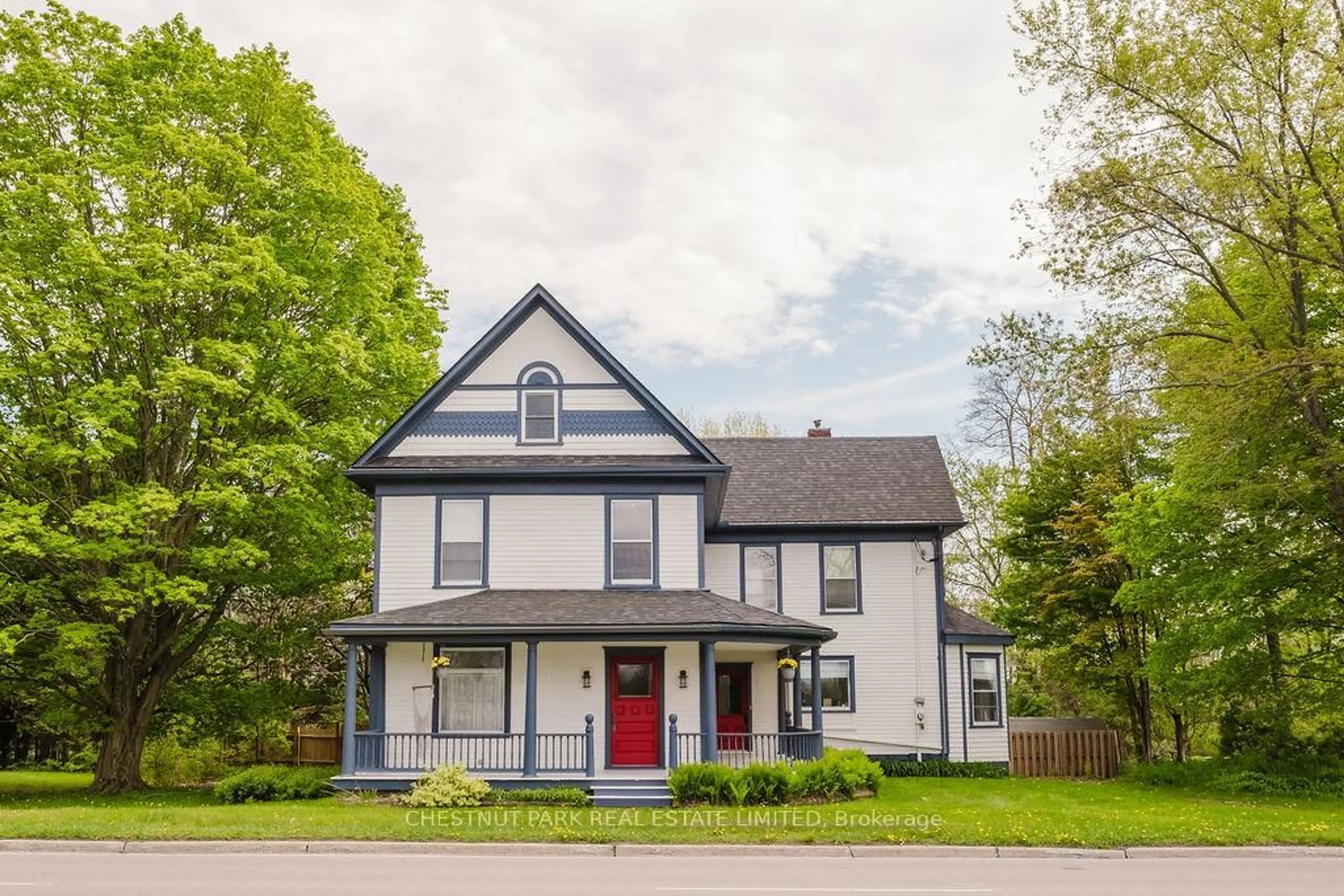 Home with vinyl exterior material, street for 13435 Loyalist Pkwy, Prince Edward County Ontario K0K 2T0