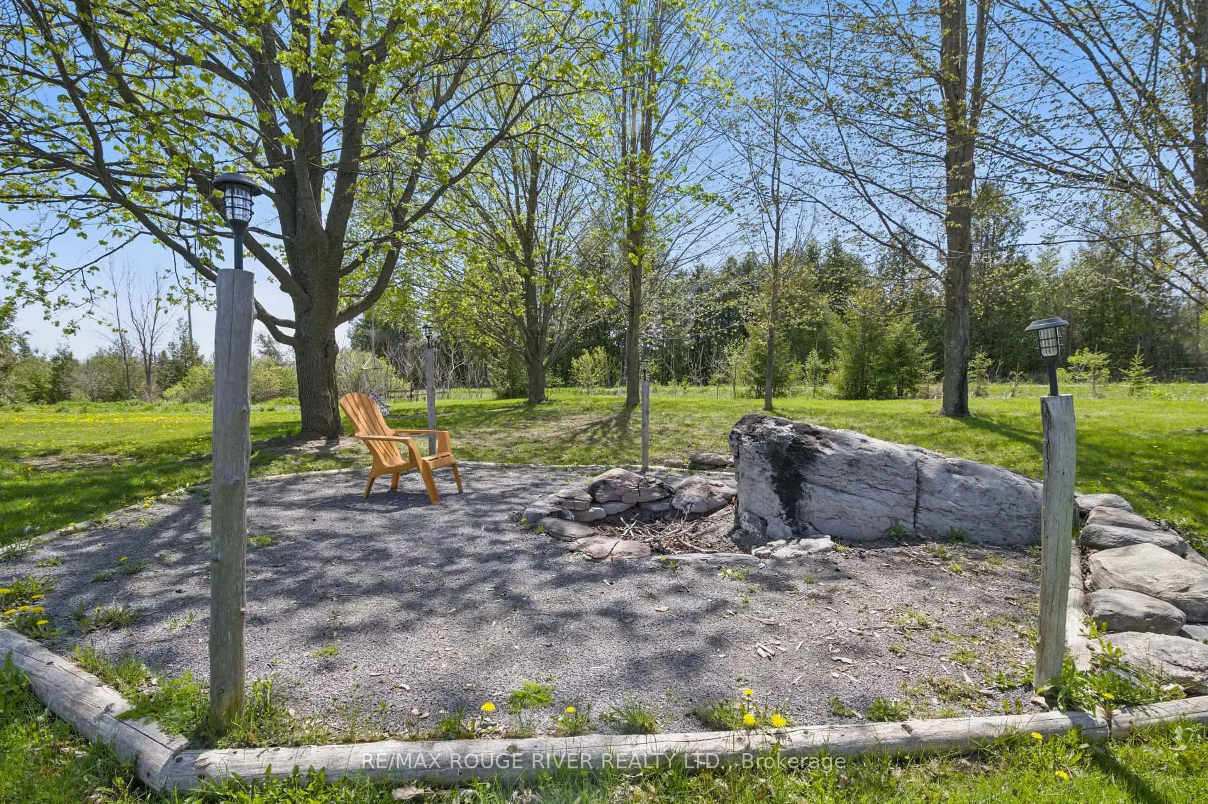Patio, forest/trees view for 991 Douro Third Line, Douro-Dummer Ontario K0L 2H0