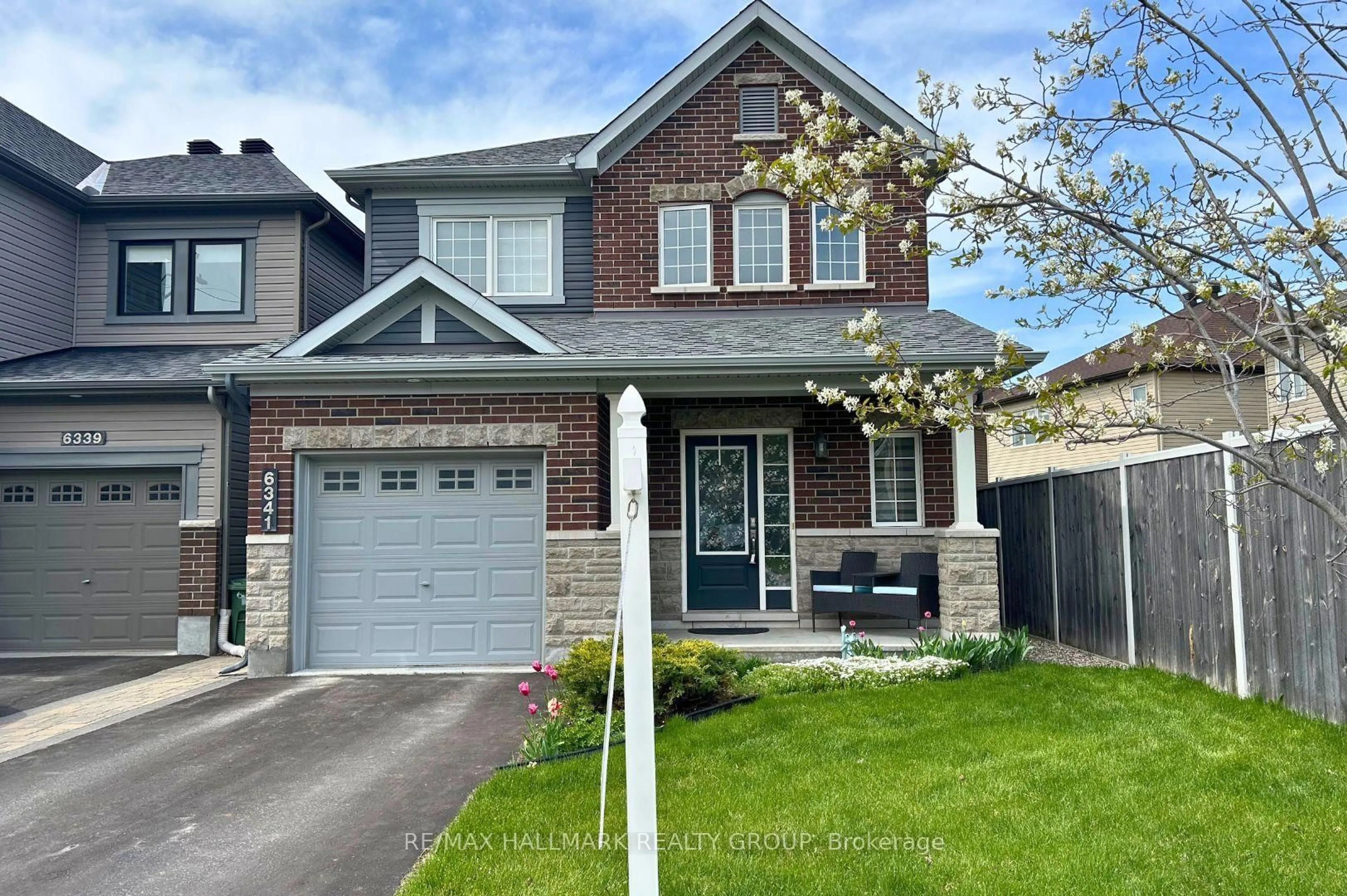 Home with brick exterior material, street for 6341 Renaud Rd, Ottawa Ontario K1W 0J4