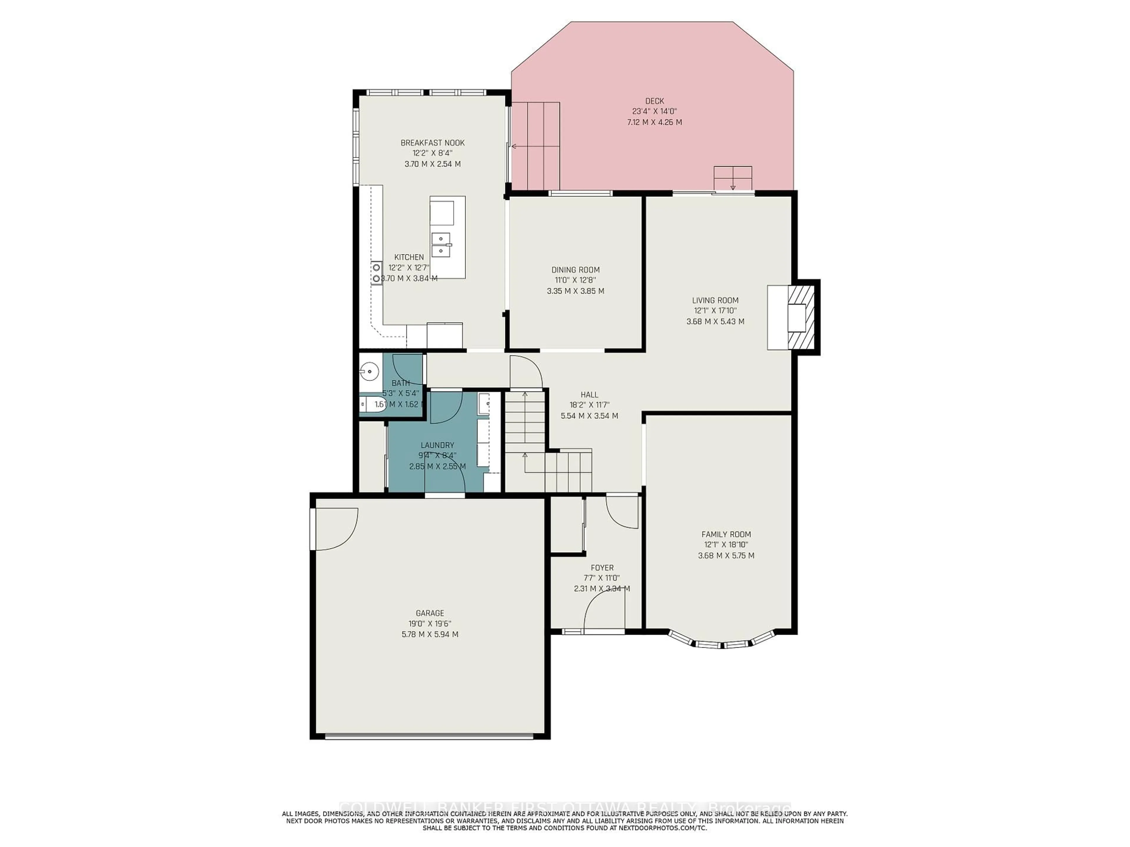 Floor plan for 827 Acadian Gdns, Ottawa Ontario K1C 2V7