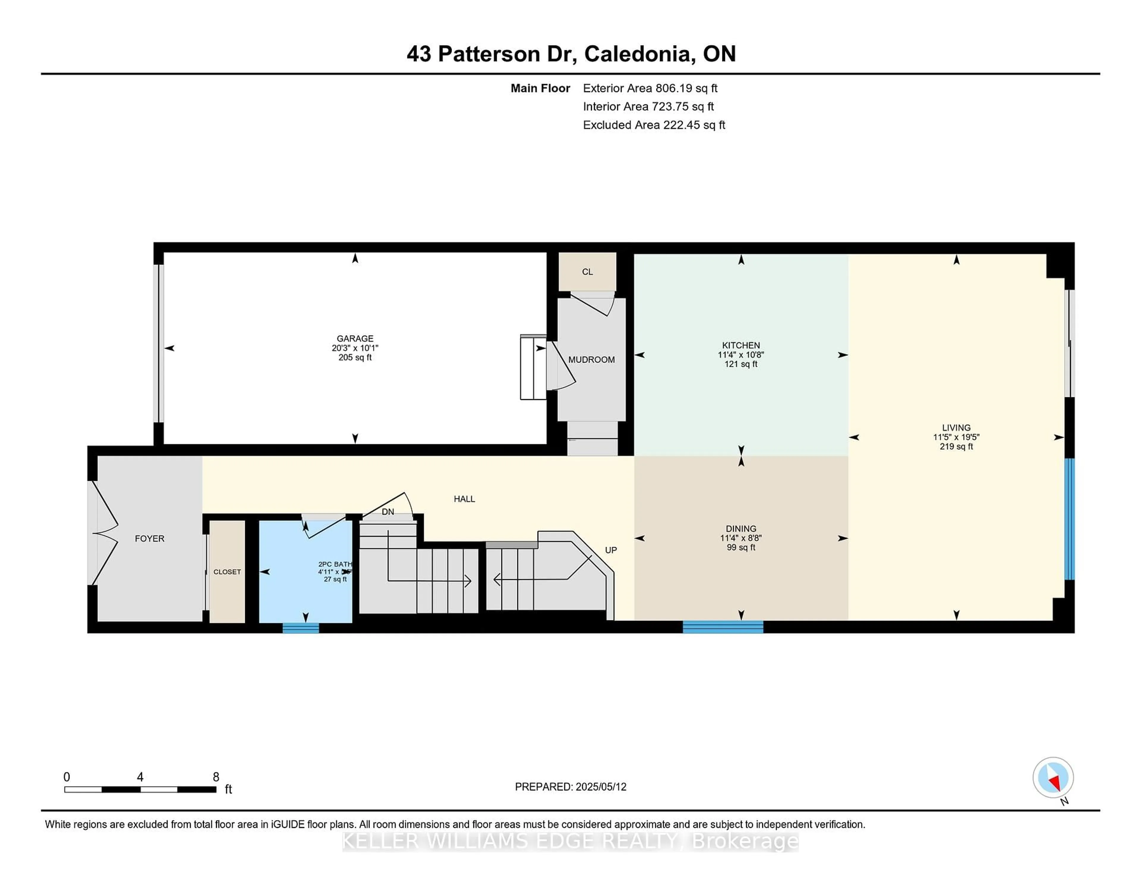 Floor plan for 43 Patterson Dr, Haldimand Ontario N3W 0B8