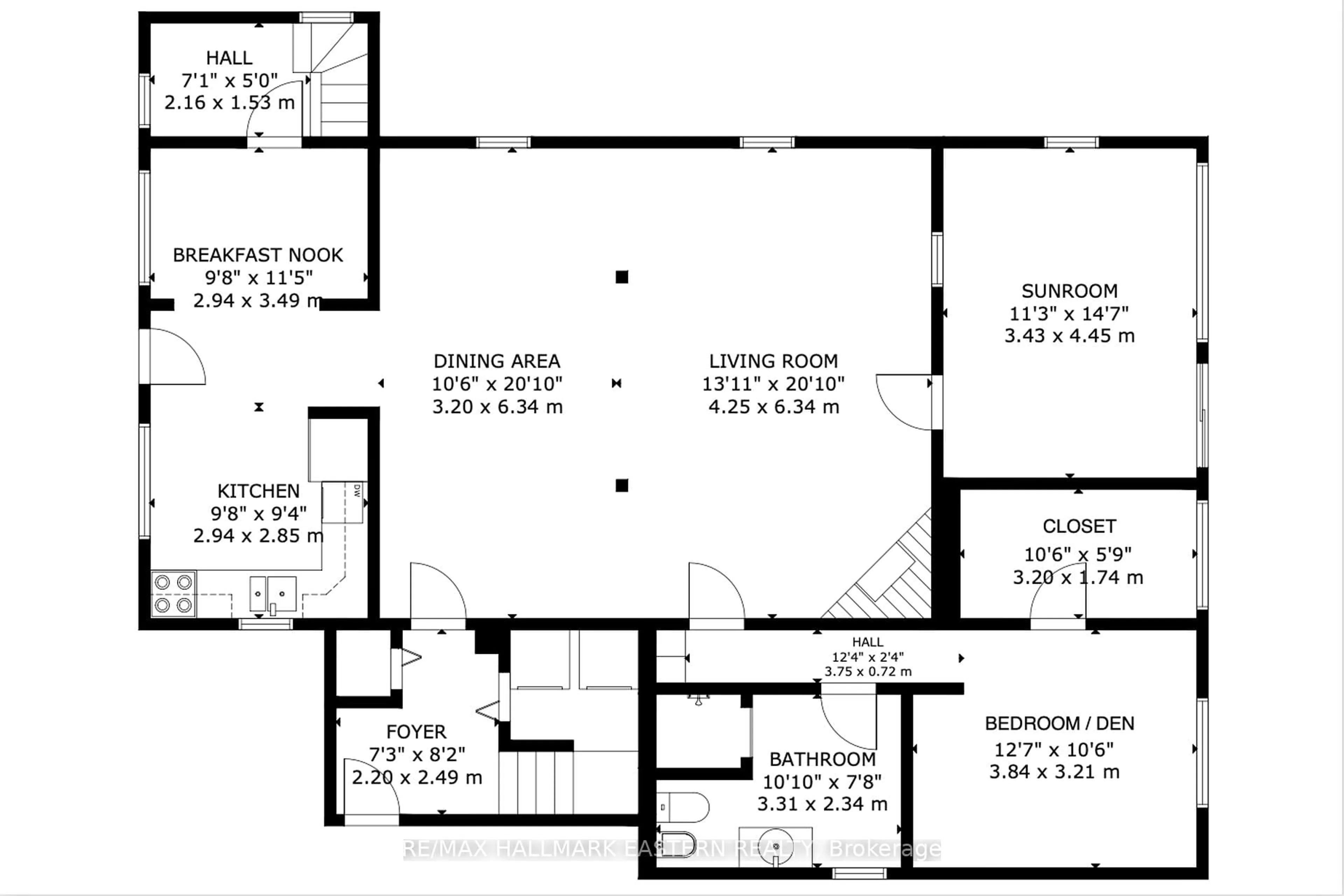 Floor plan for 1043 Lakeview Ave, Selwyn Ontario K0L 1H0