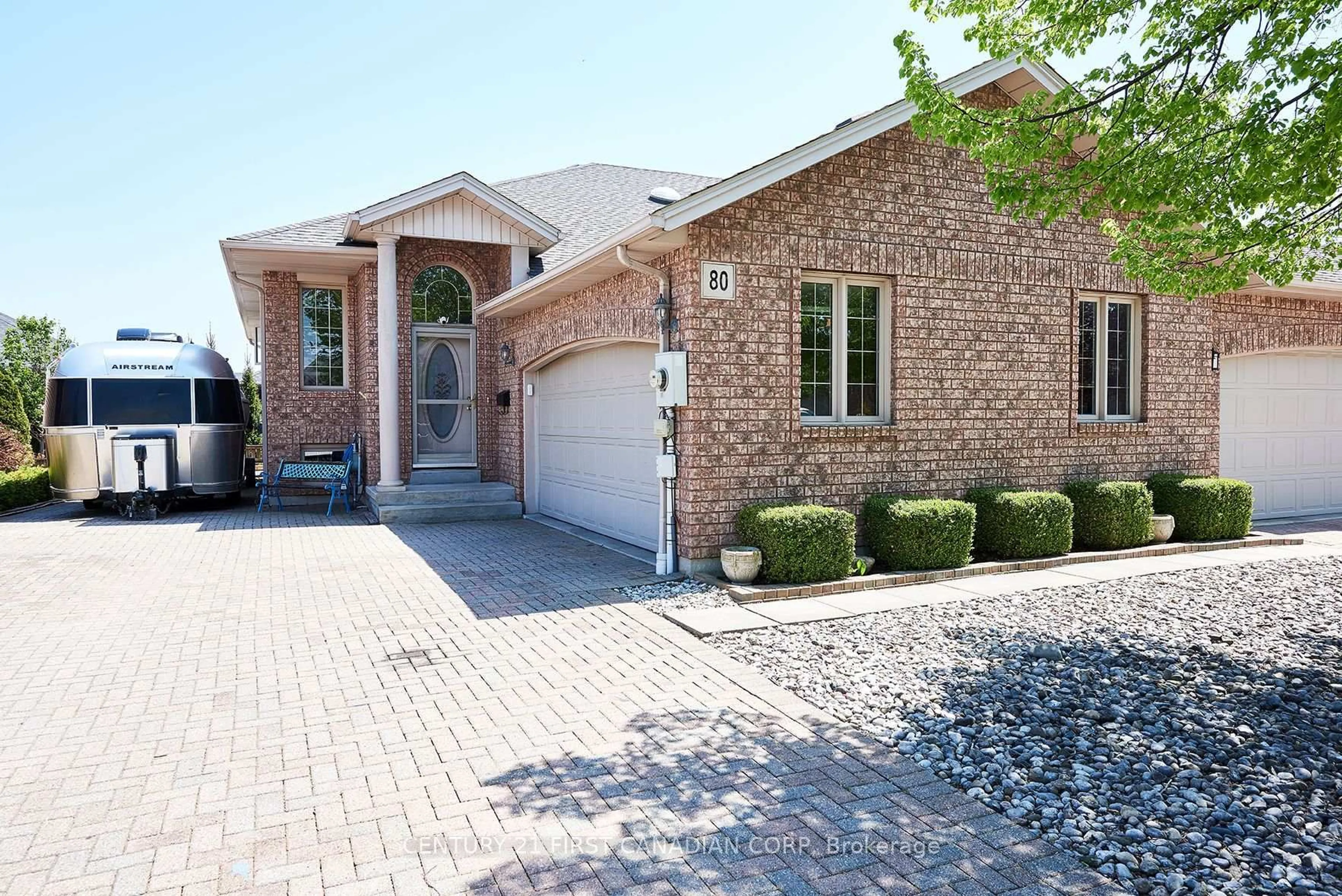 Home with brick exterior material, street for 80 Theresa Tr, Leamington Ontario N8H 5M9