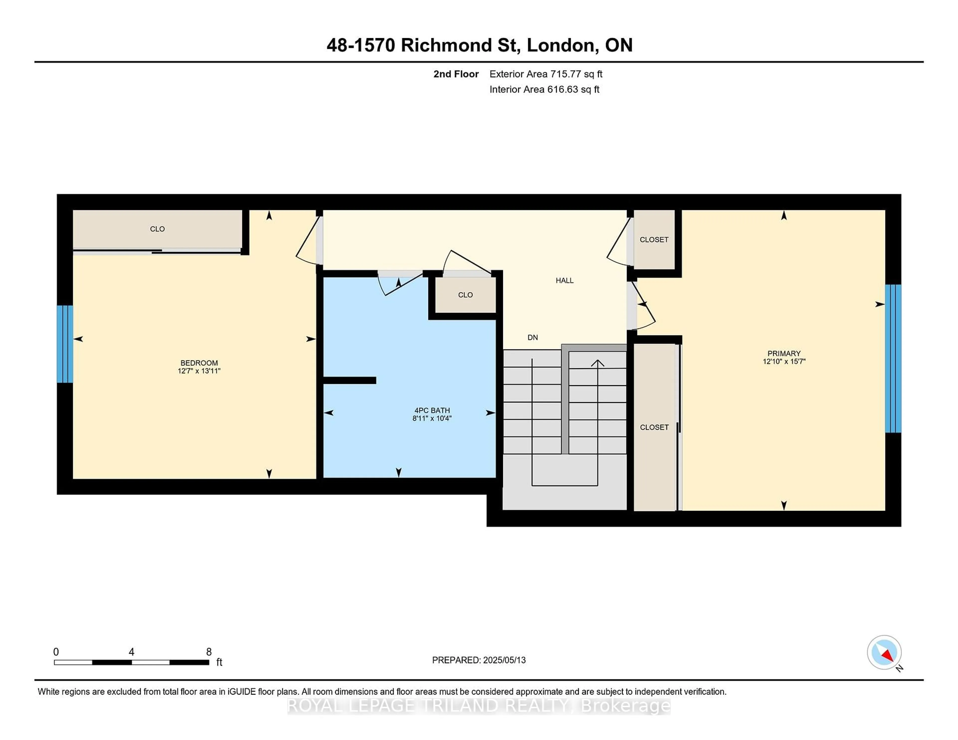 Floor plan for 1570 RICHMOND St #48, London North Ontario N6G 4W2