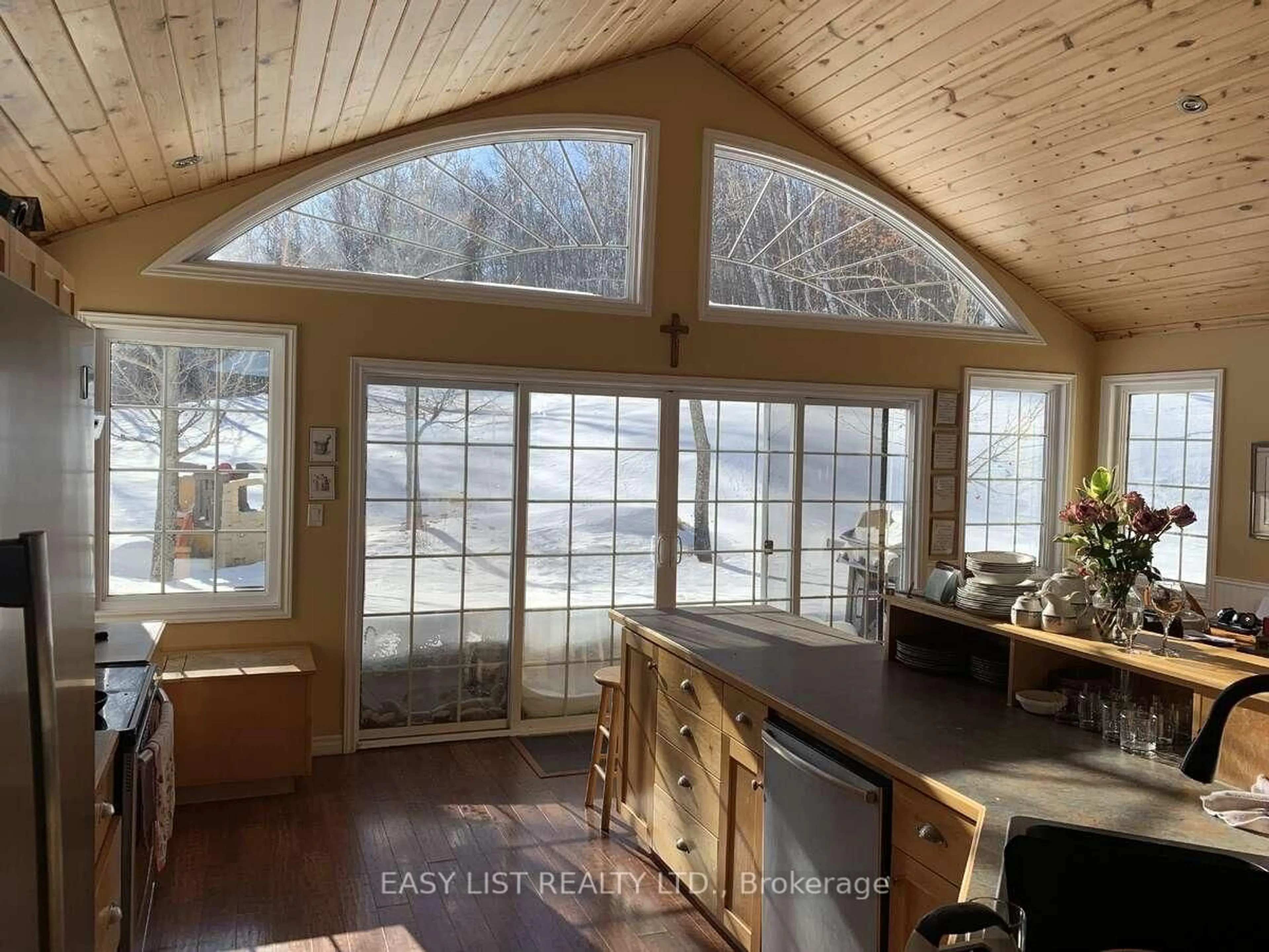 Open concept kitchen, unknown for 535 Perrier Rd, Combermere Ontario K0J 1L0