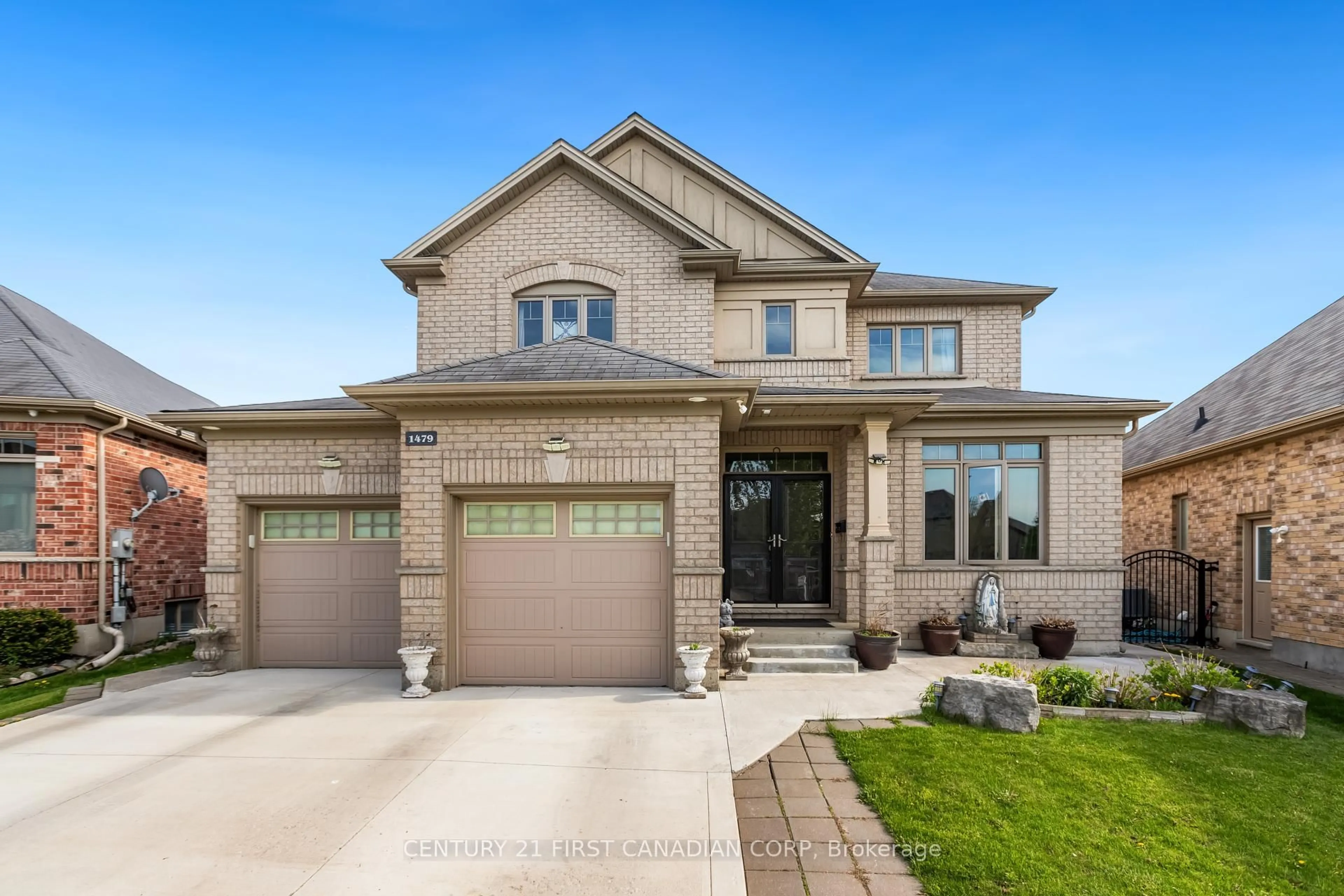 Home with brick exterior material, street for 1479 Sandpiper Dr, London North Ontario N5X 0E6