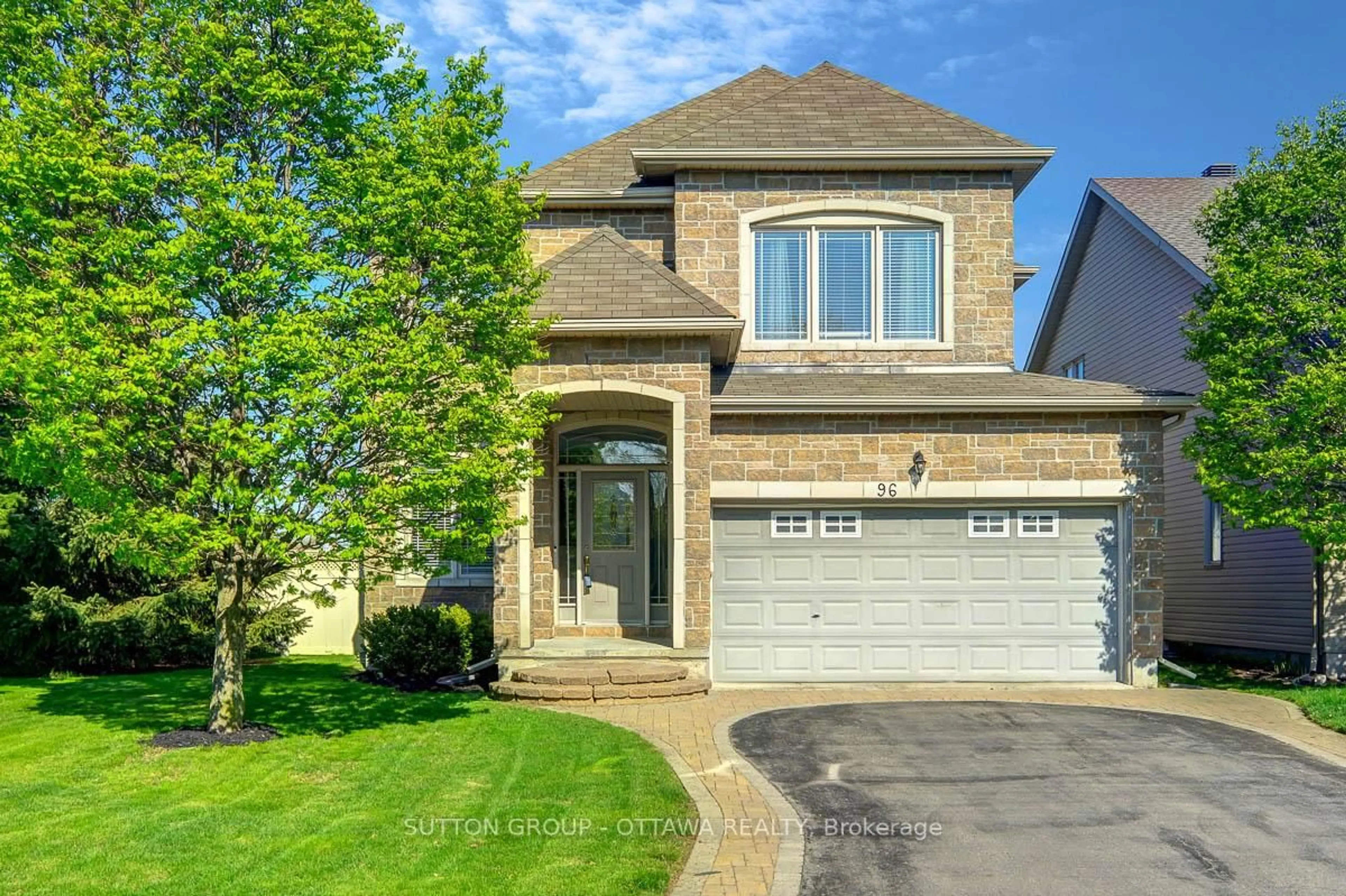 Home with brick exterior material, street for 96 Trail Side Circ, Ottawa Ontario K4A 5A9