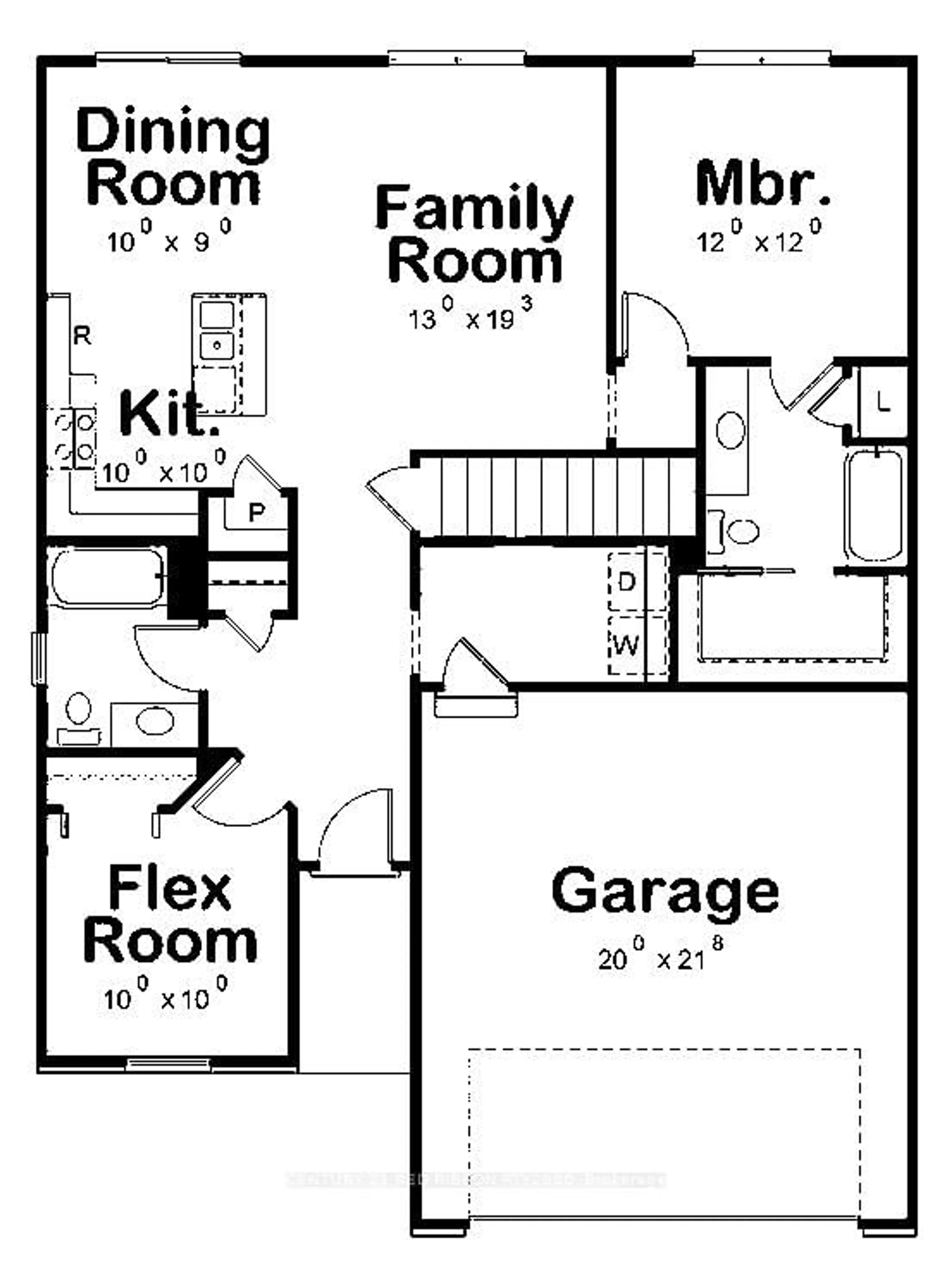 Floor plan for 430 HEAD St #20, Strathroy Caradoc Ontario N7G 2K2