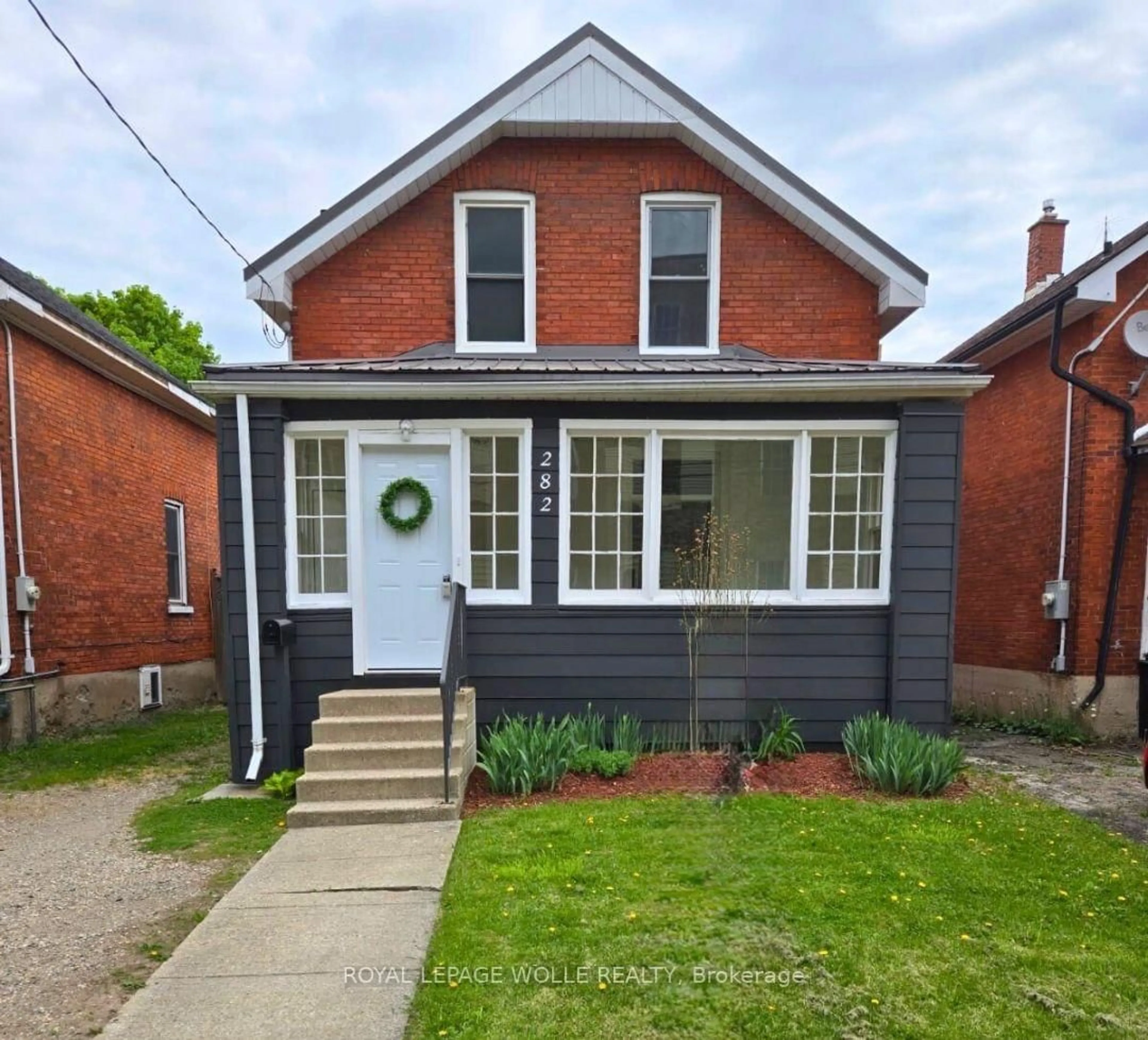 Home with brick exterior material, street for 282 Douro St, Stratford Ontario N5A 3S5
