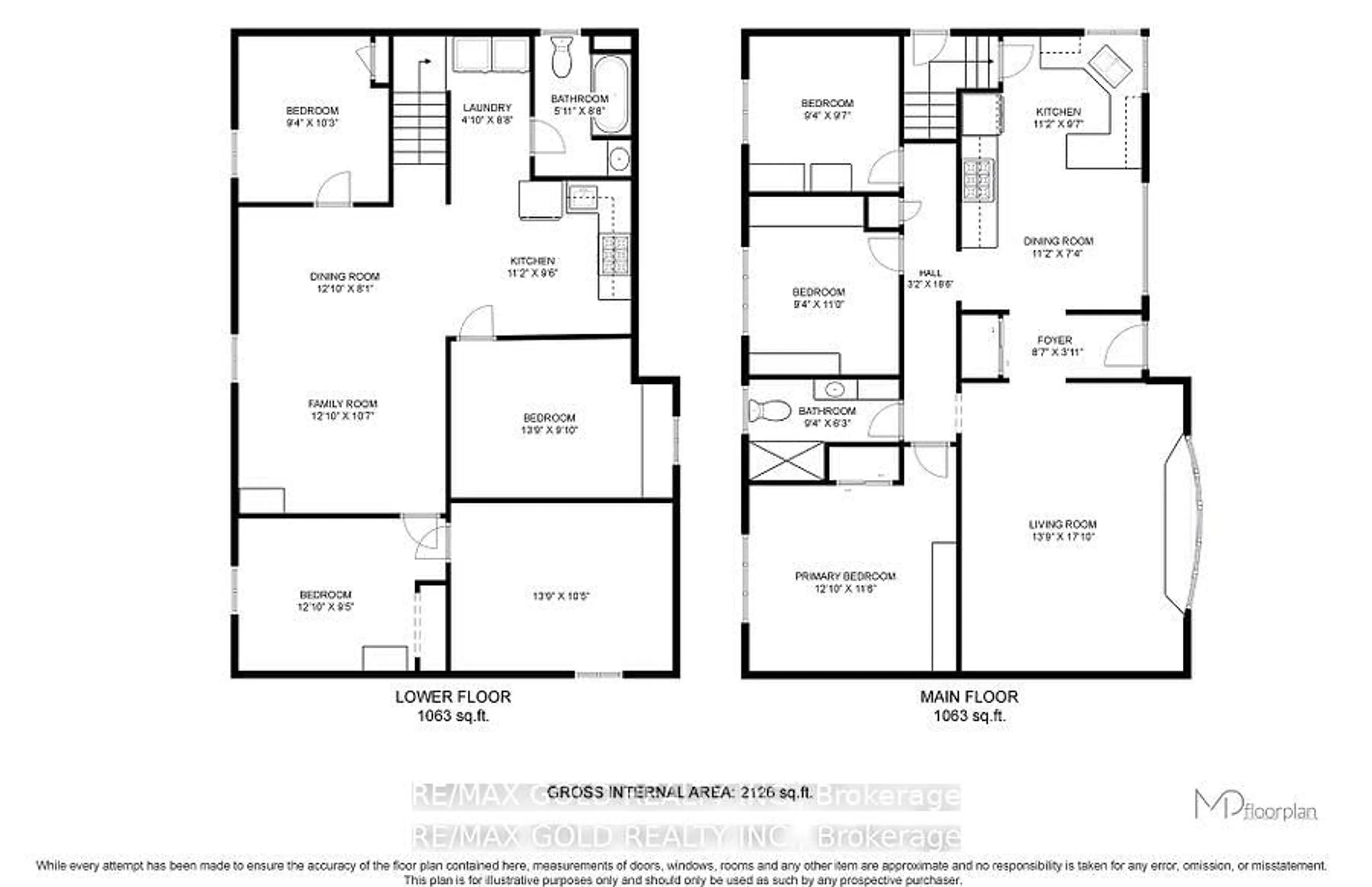 Floor plan for 26 Hillgarden Rd, St. Catharines Ontario L2T 2W6