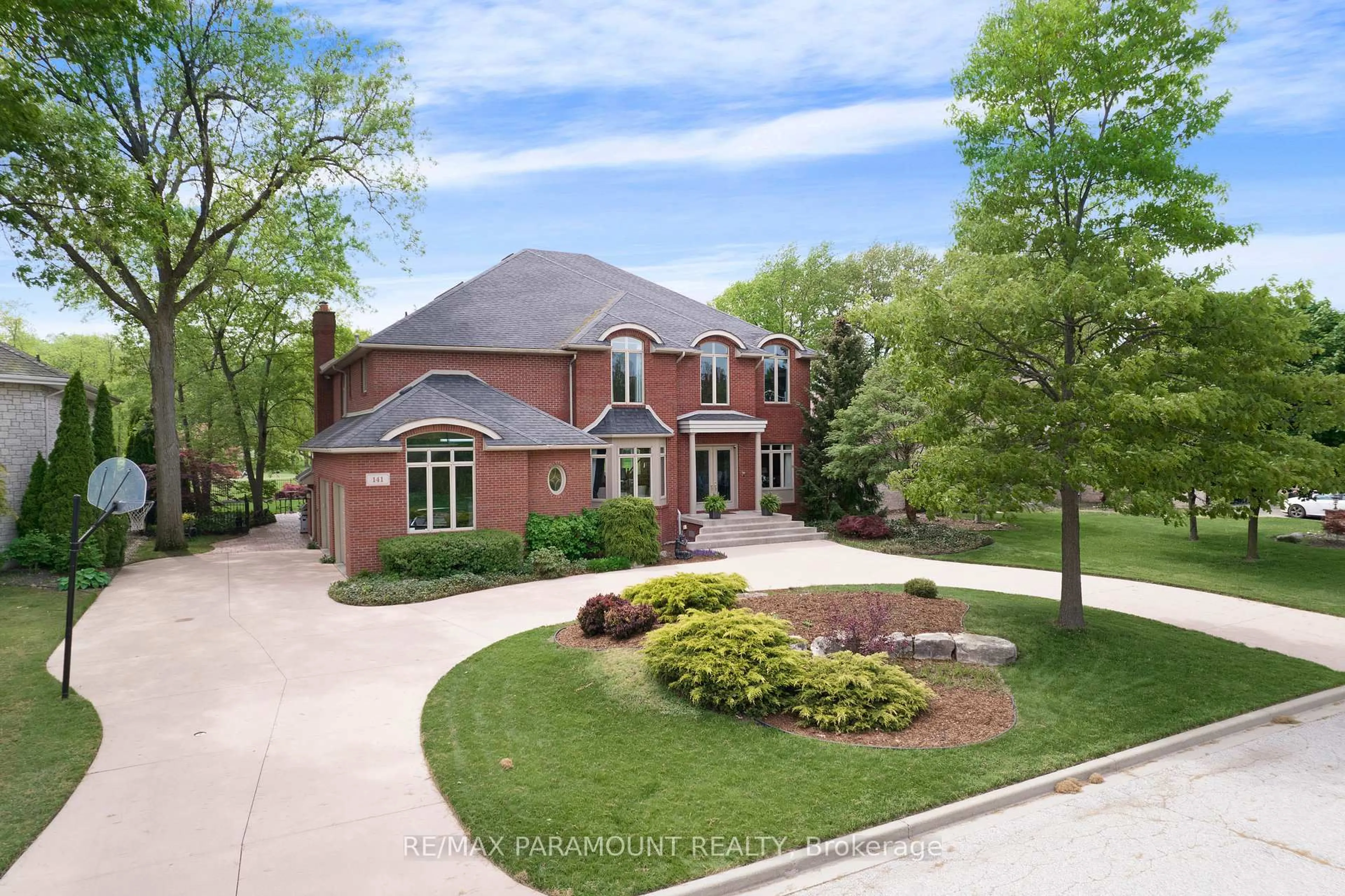 Home with brick exterior material, street for 141 Clubview Dr, Amherstburg Ontario N9V 3Z2