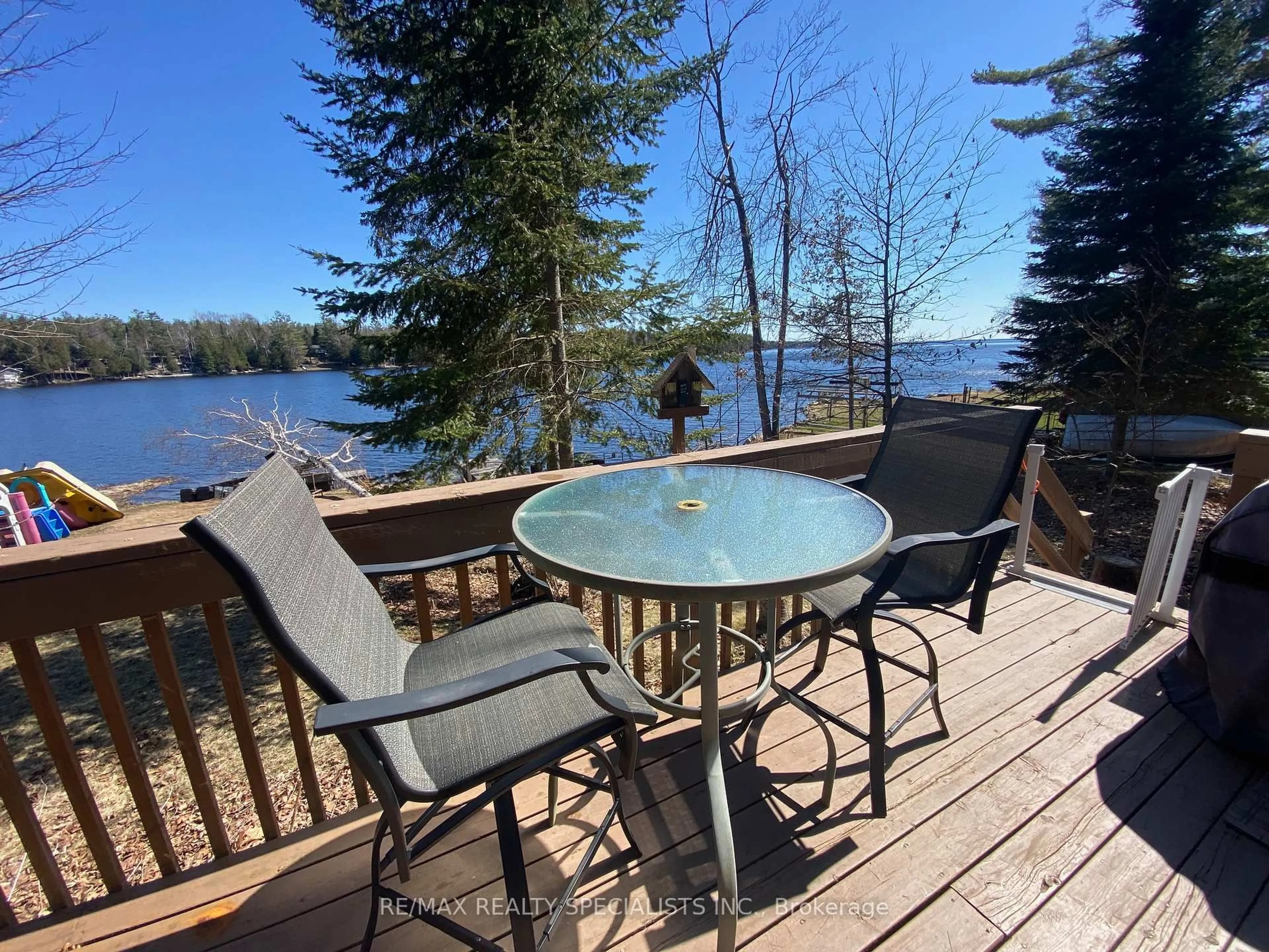 Patio, water/lake/river/ocean view for 96 Pearce Rd, Kawartha Lakes Ontario K0M 1K0