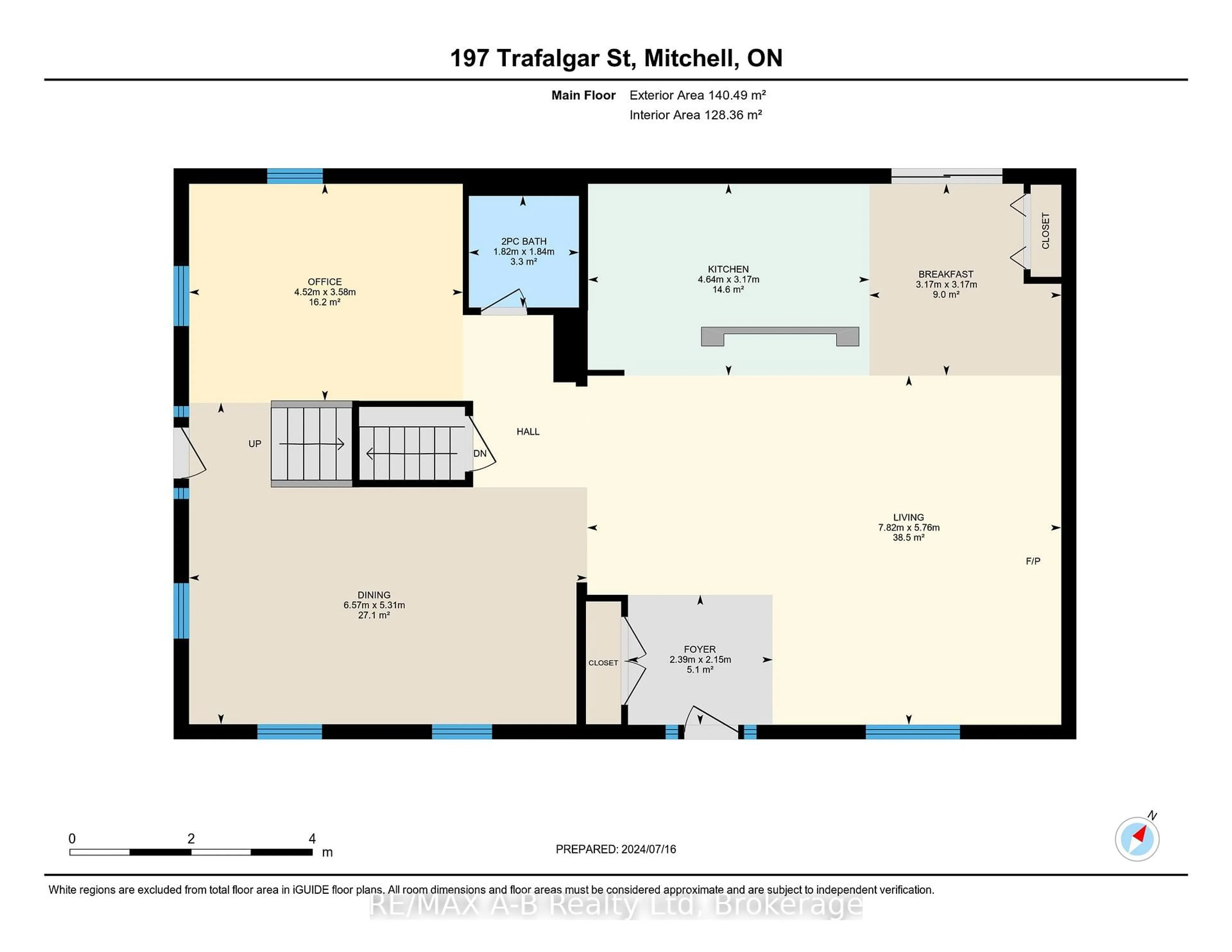 Floor plan for 197 Trafalgar St, West Perth Ontario N0K 1N0