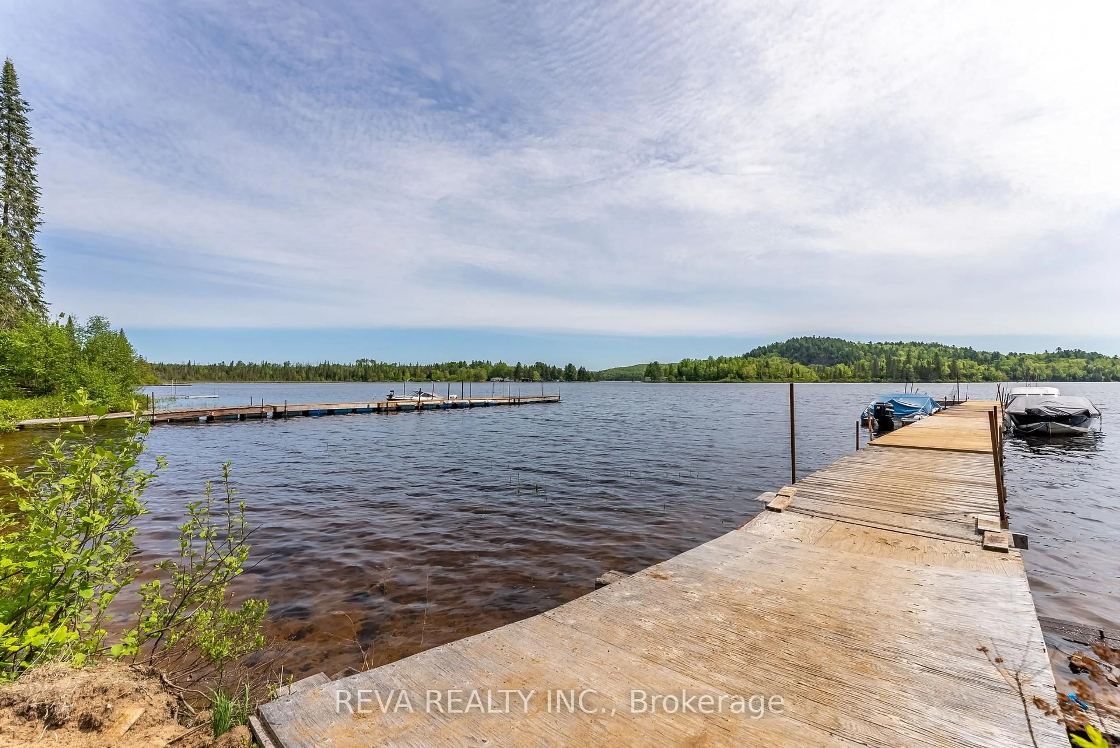 A pic from outside/outdoor area/front of a property/back of a property/a pic from drone, water/lake/river/ocean view for 1535 North Baptiste Lake Rd, Bancroft Ontario K0L 1C0