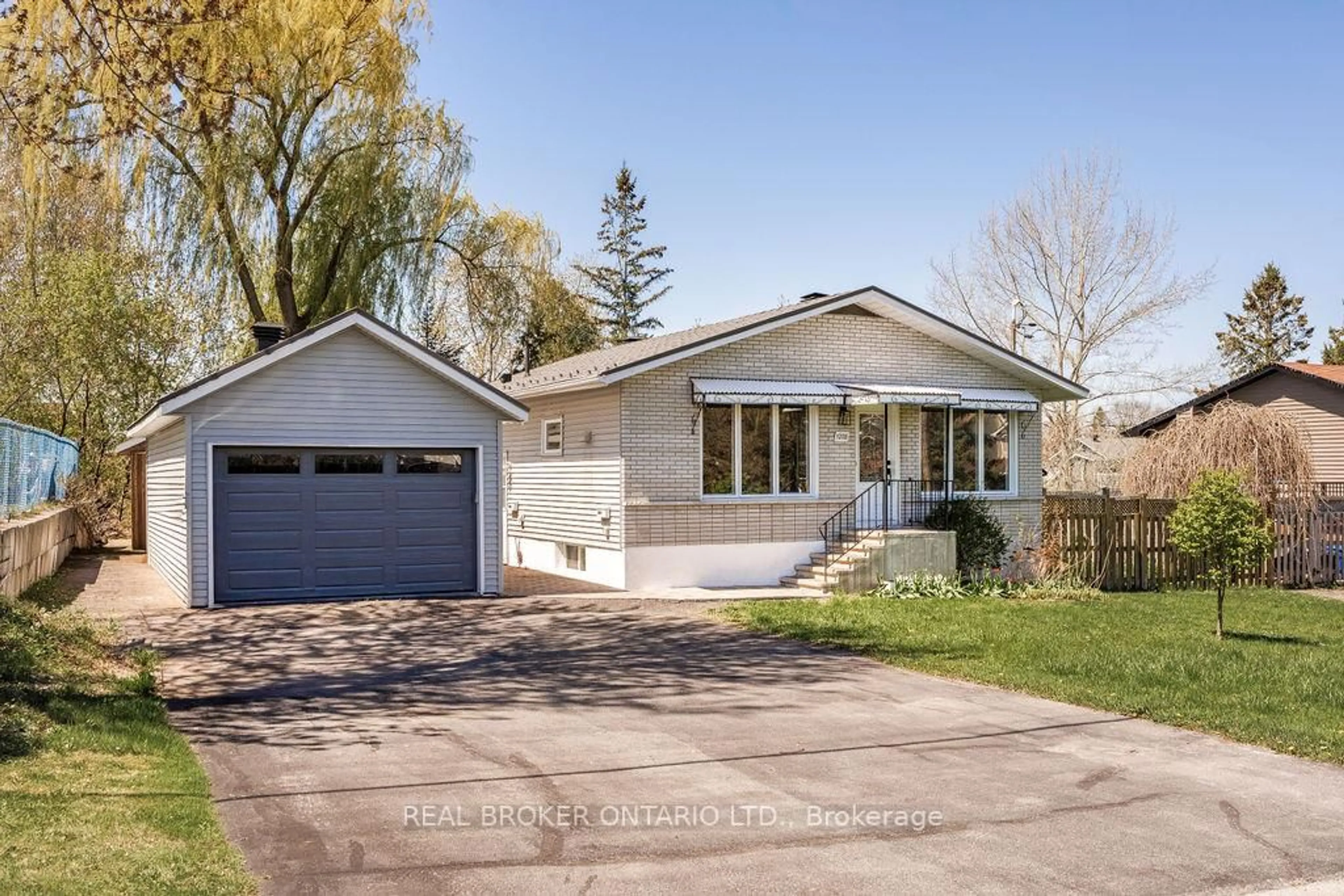 Home with vinyl exterior material, street for 1278 St Jean St, Orleans Ontario K1C 1N6