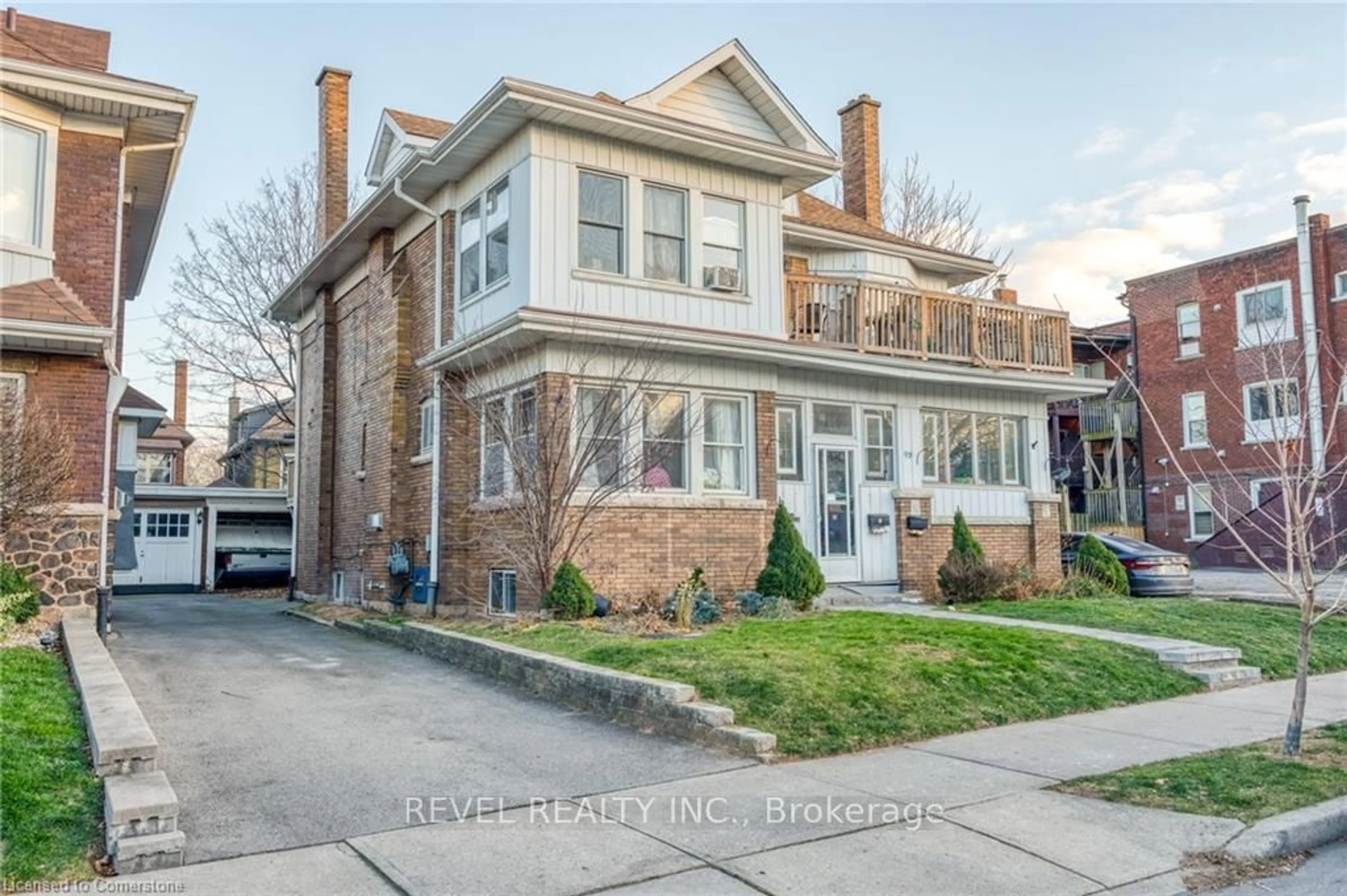 Home with brick exterior material, street for 93 Barnesdale Blvd, Hamilton Ontario L8M 2V5