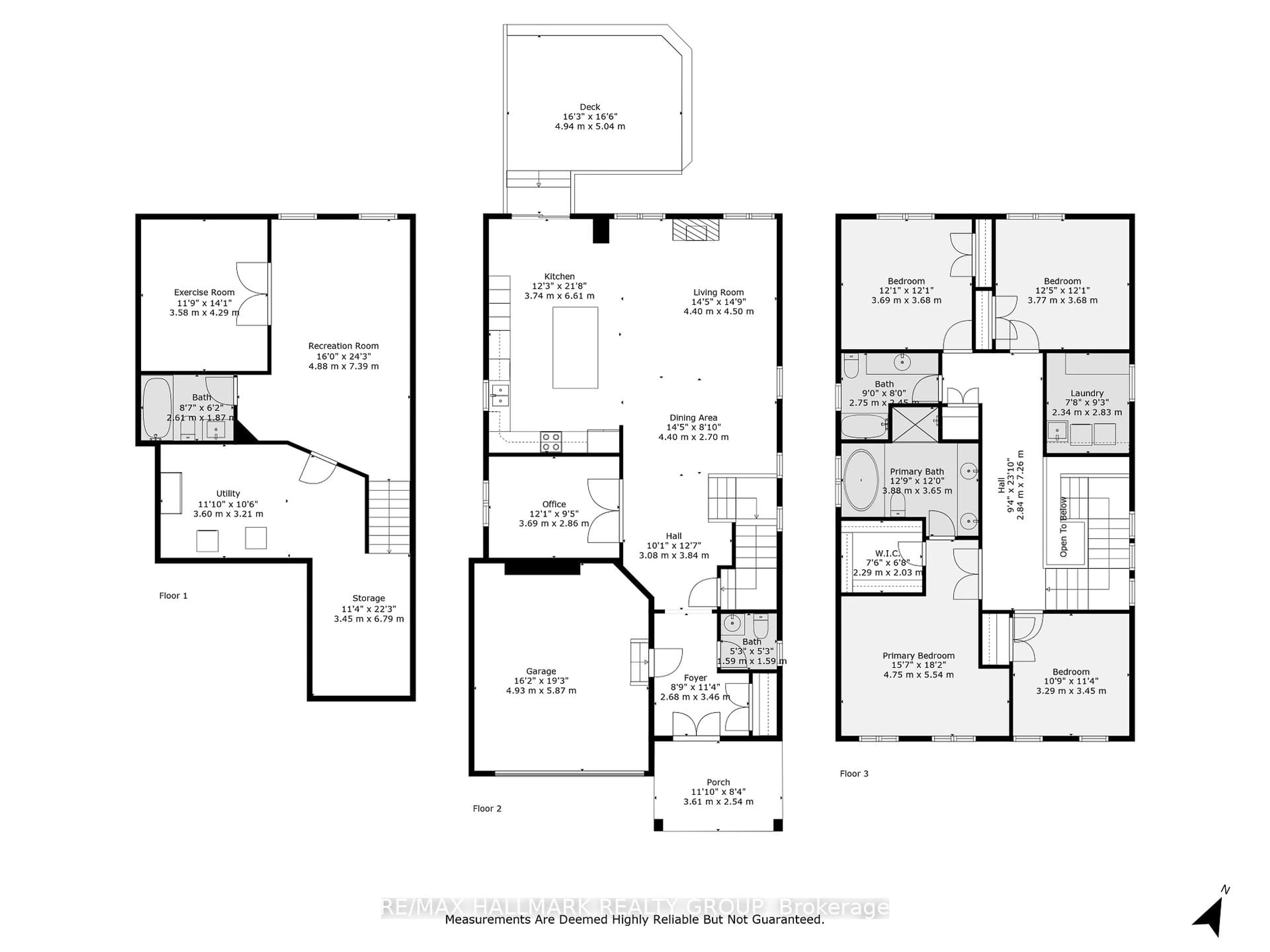 Floor plan for 816 Slattery's Field St, Ottawa Ontario K1T 0J1