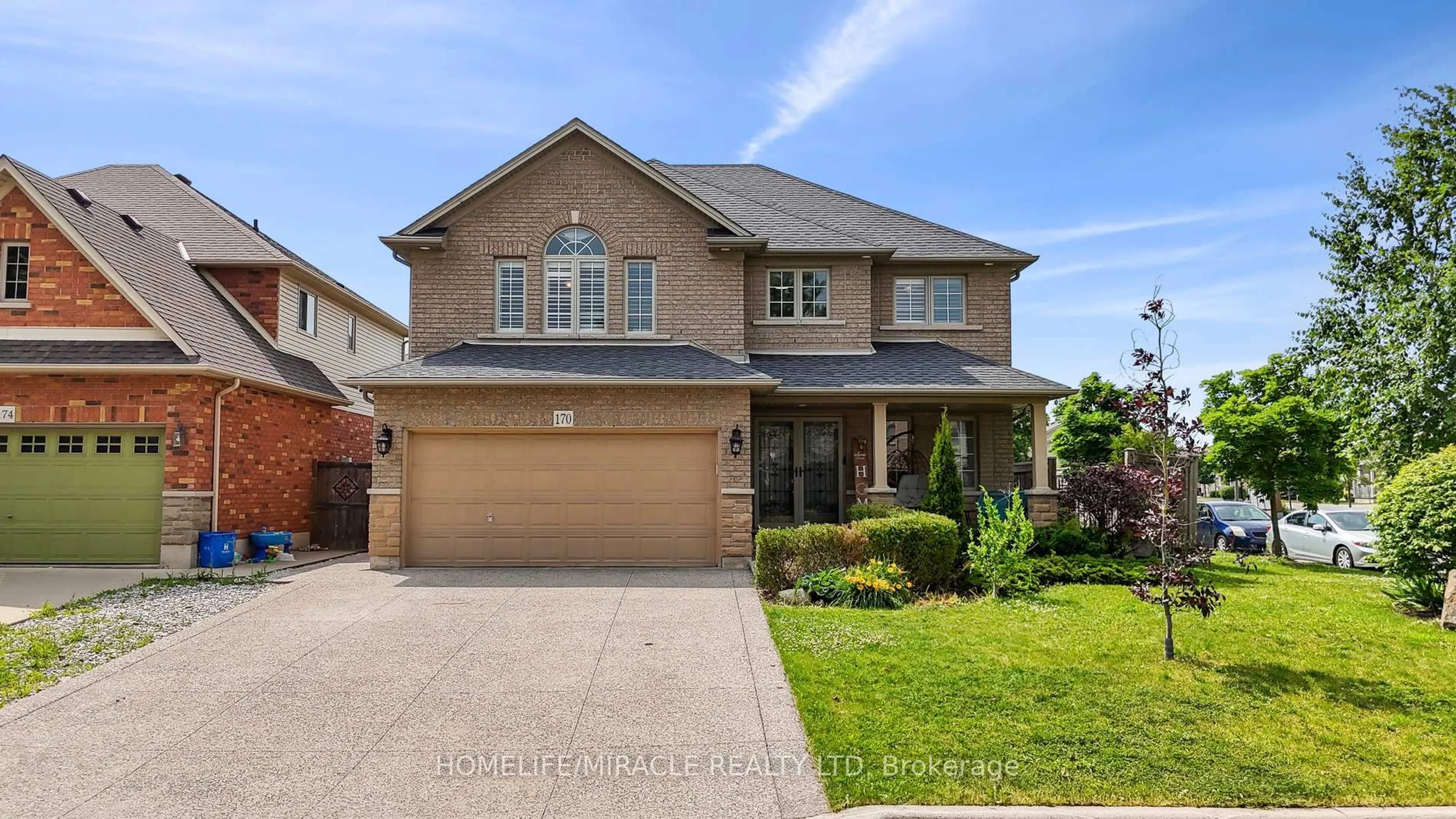 Home with brick exterior material, street for 170 Southbrook Dr, Hamilton Ontario L0R 1C0