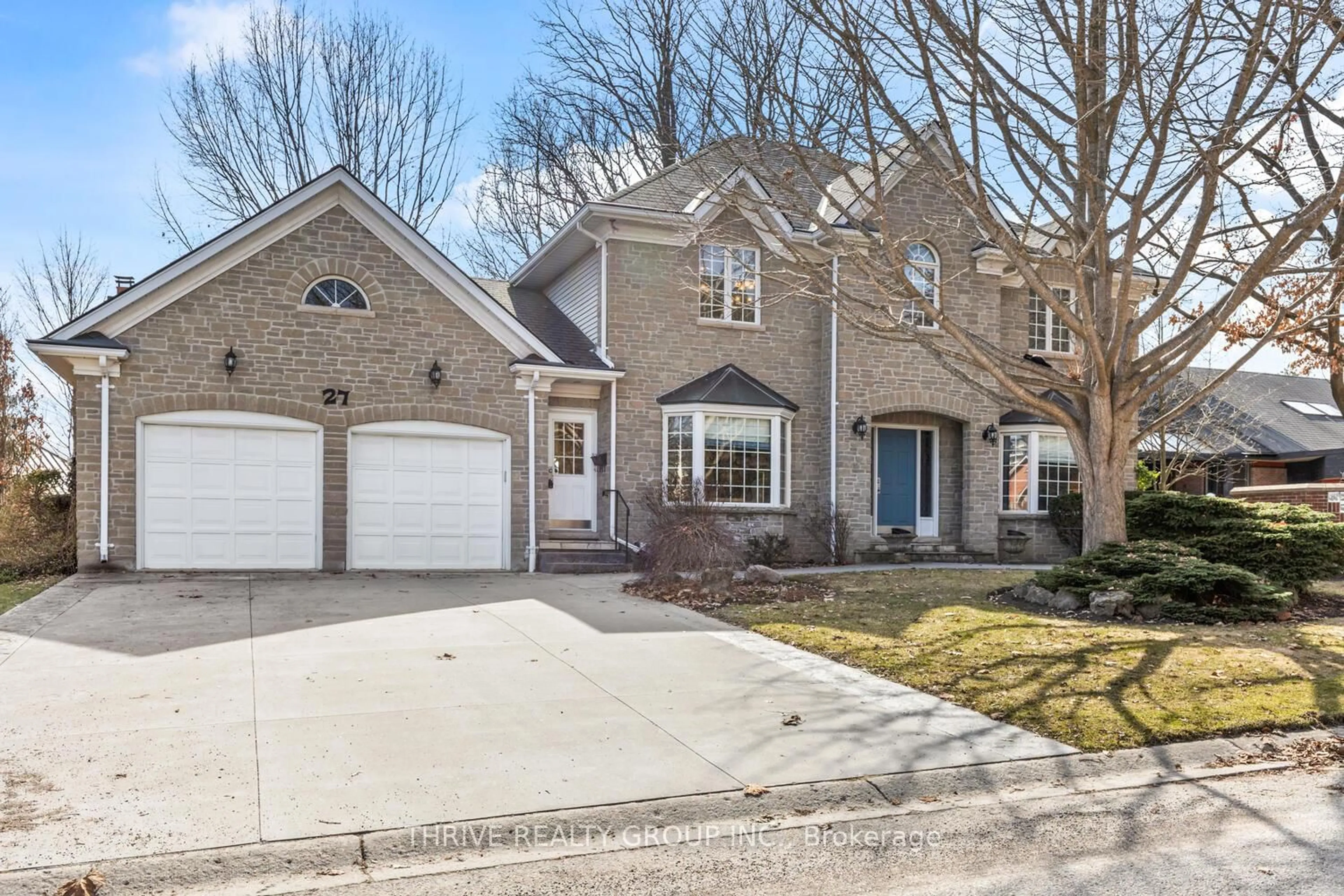 Home with brick exterior material, street for 27 Tetherwood Blvd, London North Ontario N5X 3W2