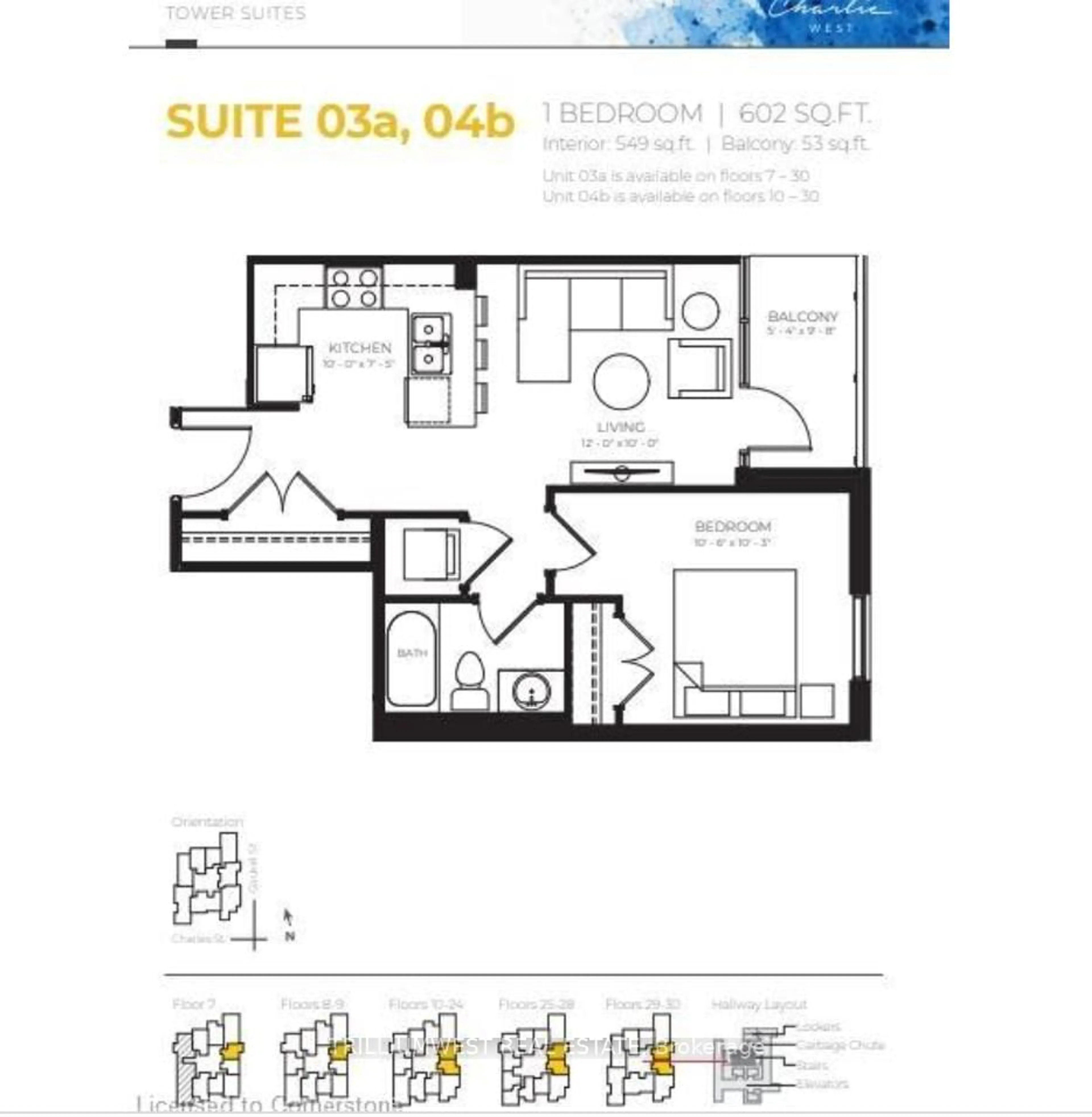 Floor plan for 60 Charles St #4, Kitchener Ontario N2G 0C9