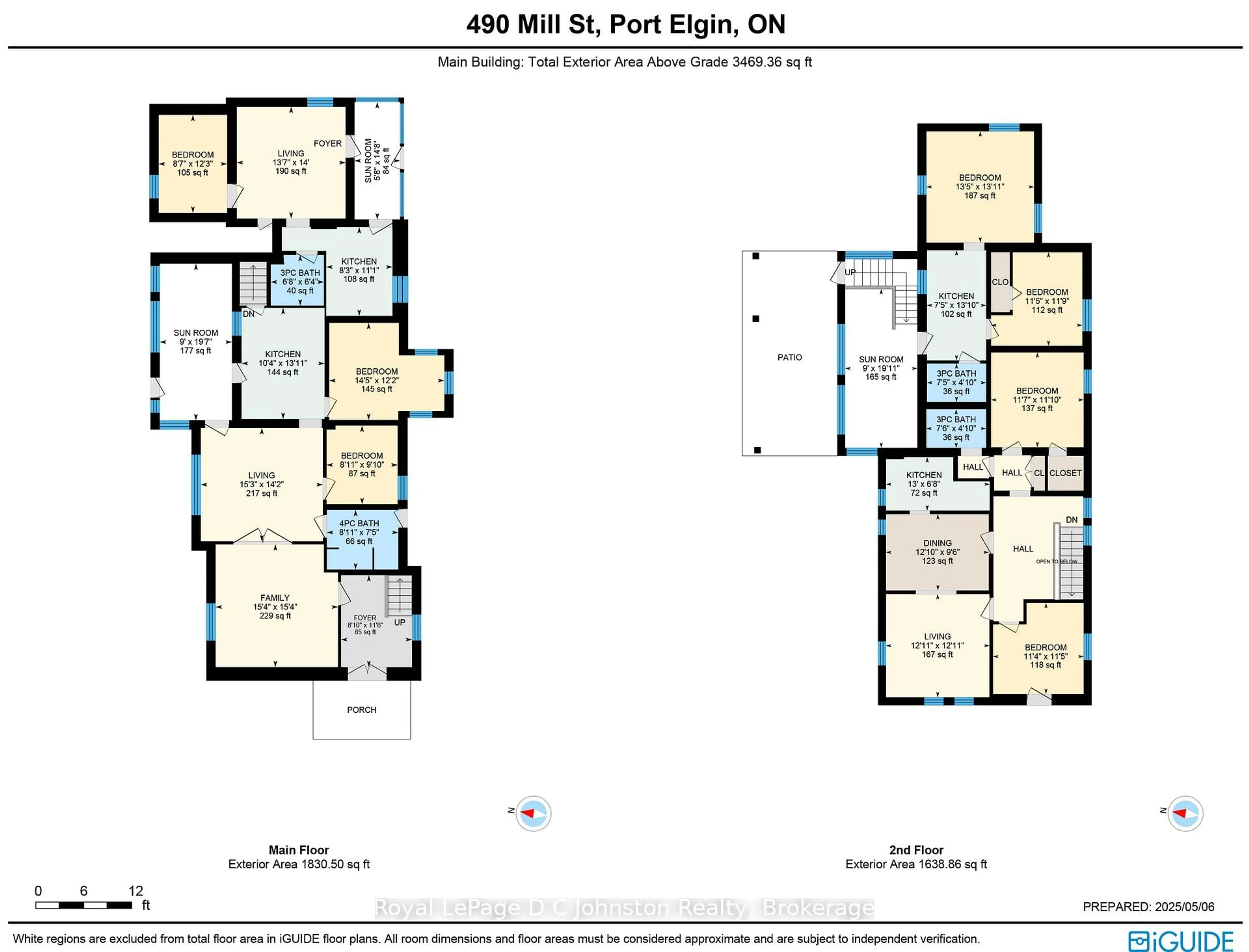 Floor plan for 490 Mill St ##1, #2, #3, #4, Saugeen Shores Ontario N0H 2C0