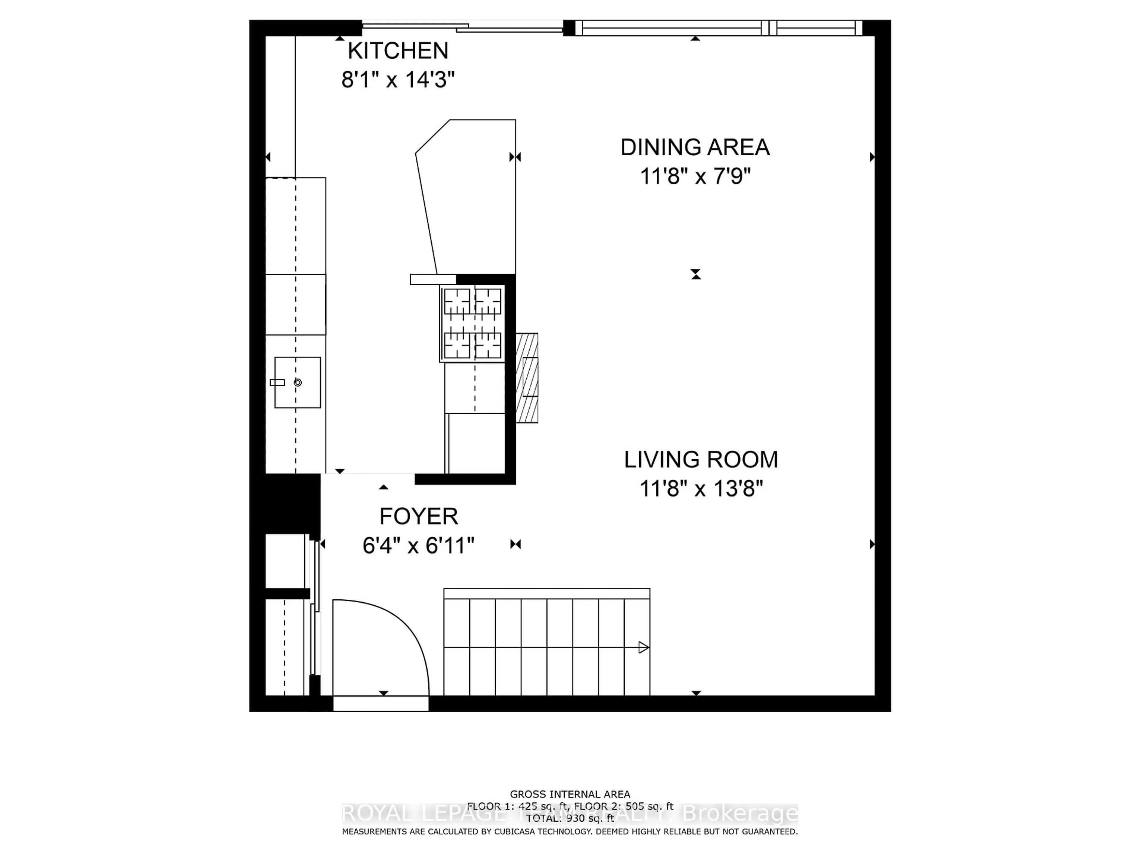 Floor plan for 12 Corkstown Rd #109, Ottawa Ontario K2H 5B3