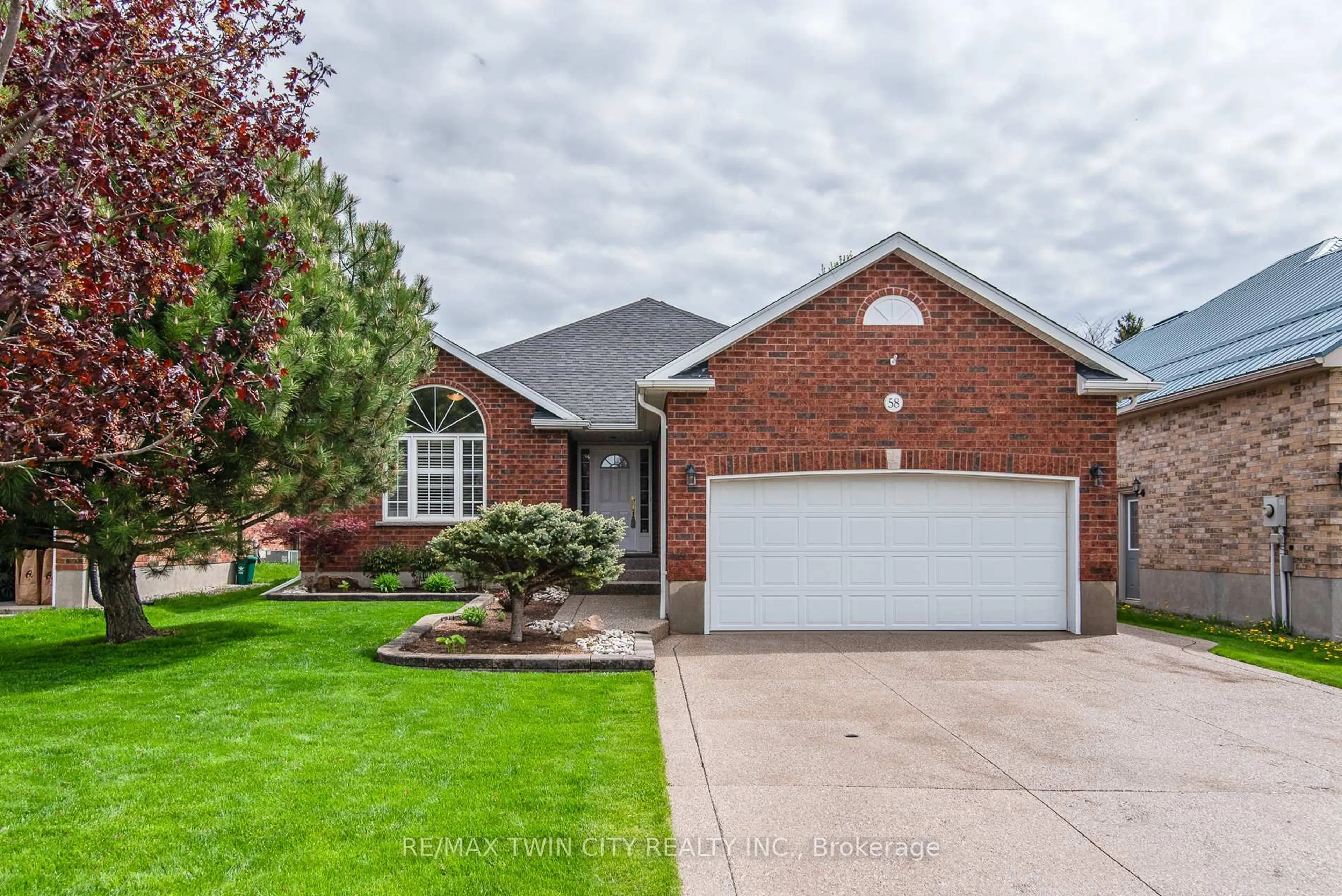 Home with brick exterior material, street for 58 Zinkann Cres, Wellesley Ontario N0B 2T0