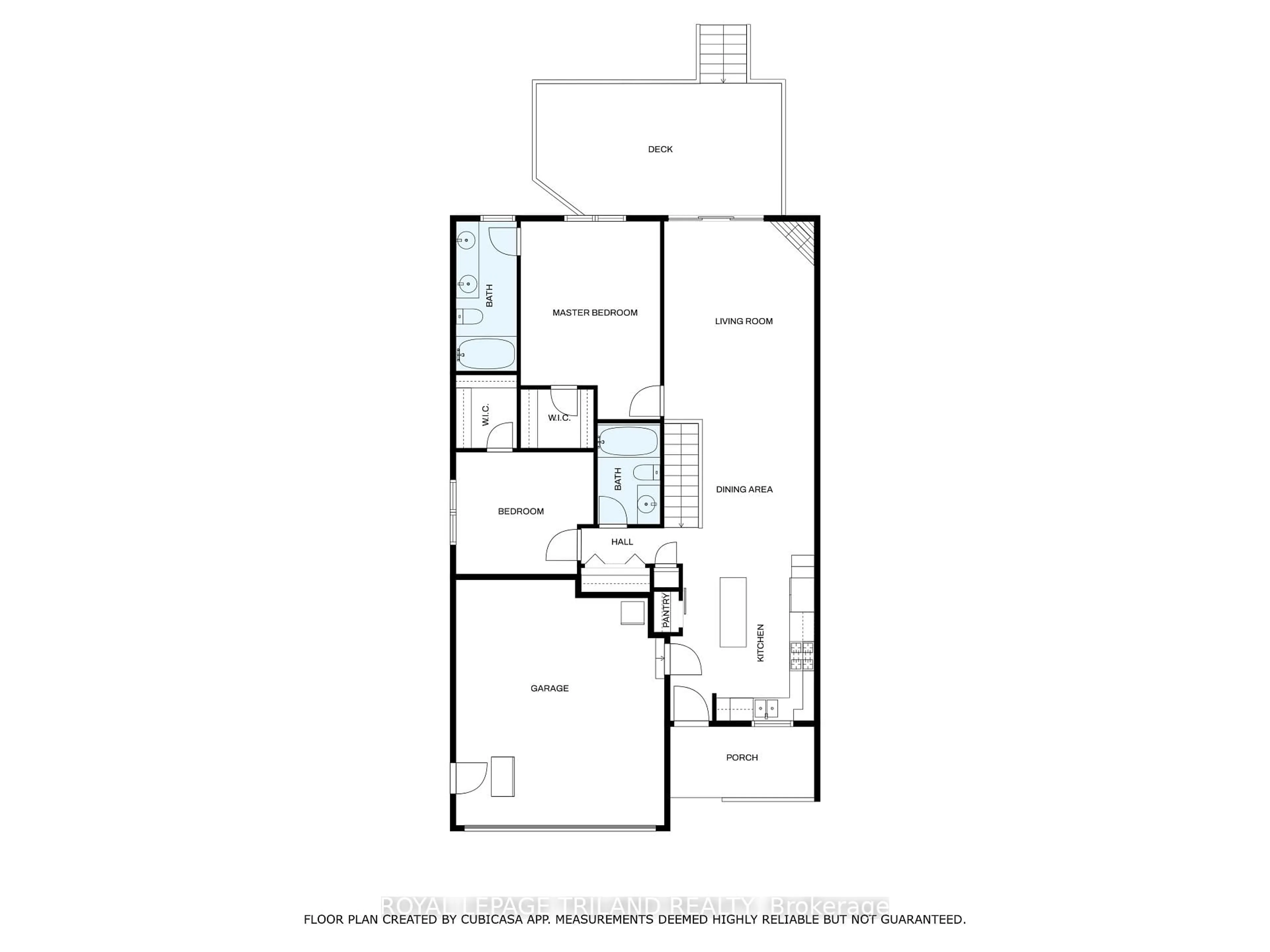 Floor plan for 374 George St, Central Elgin Ontario N5L 1G4