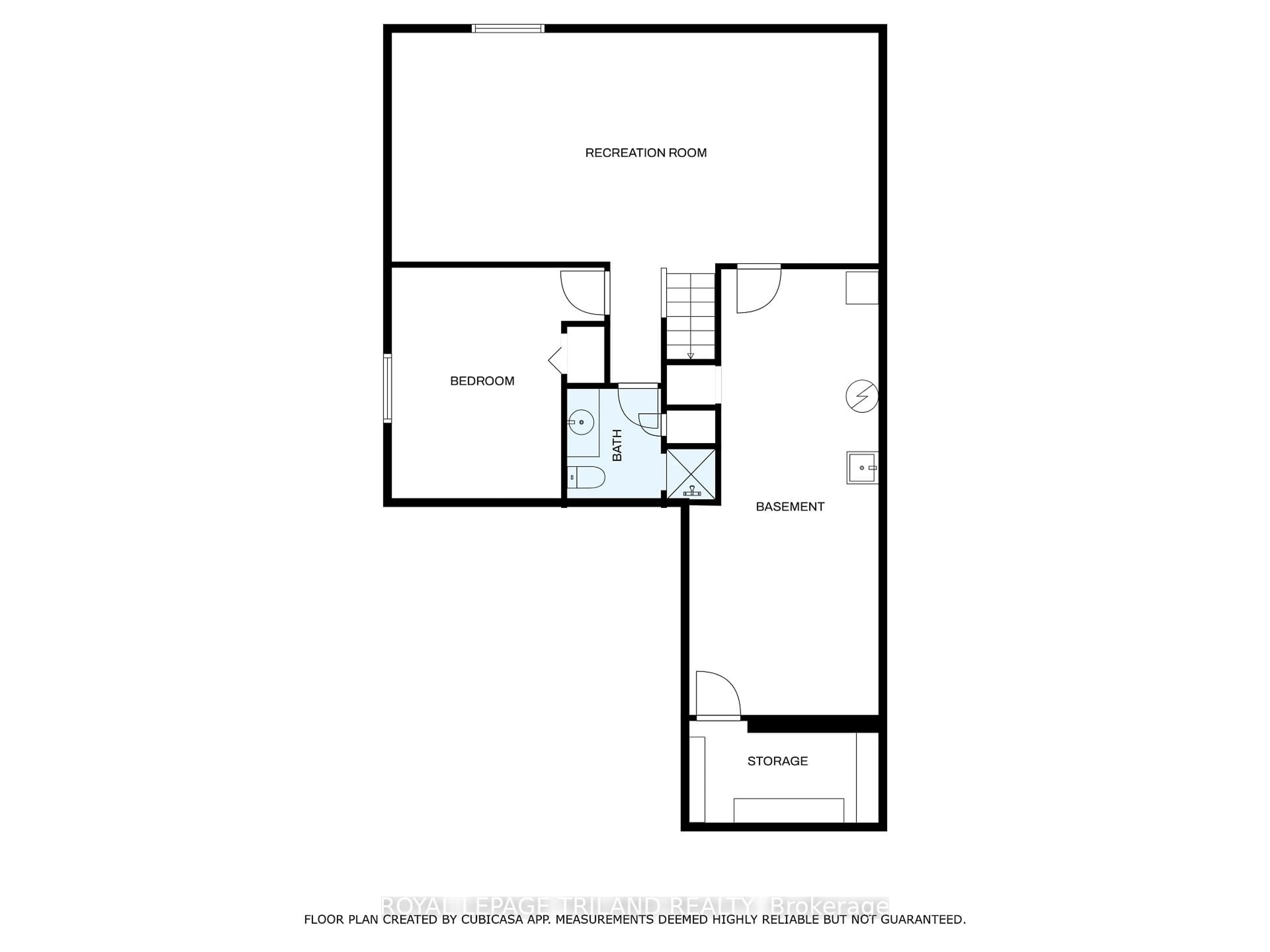 Floor plan for 374 George St, Central Elgin Ontario N5L 1G4