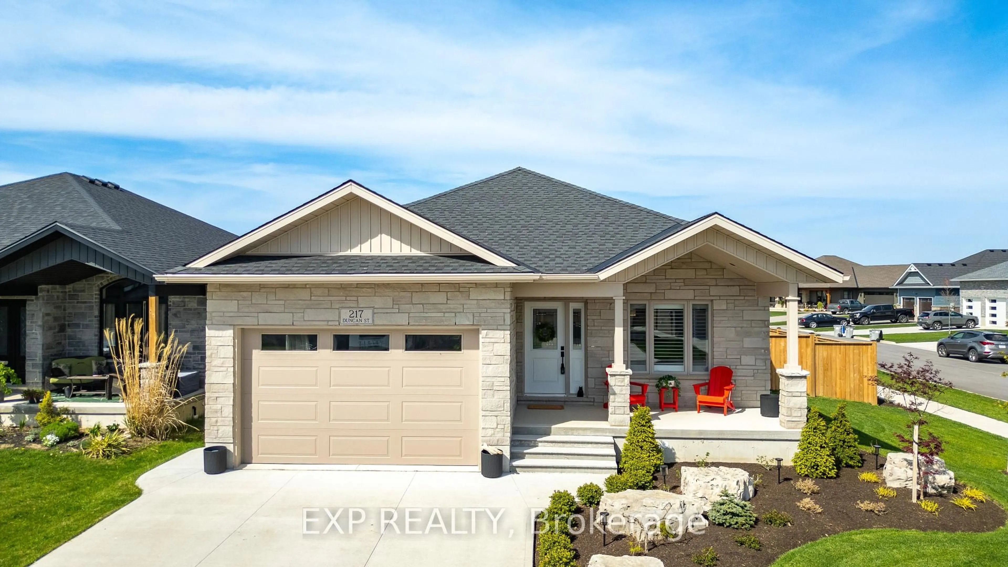 Home with vinyl exterior material, street for 217 Duncan St, West Perth Ontario N0K 1N0