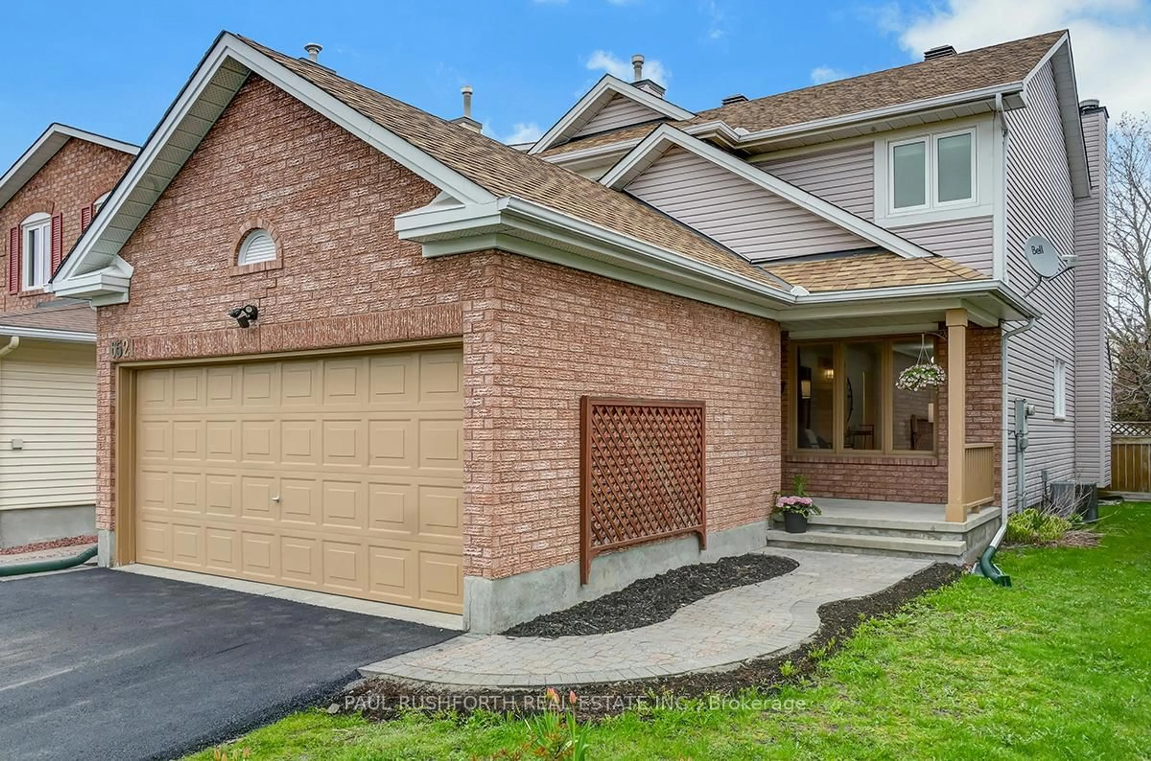 Home with brick exterior material, street for 6521 Tooney Dr, Orleans Ontario K1C 7H1