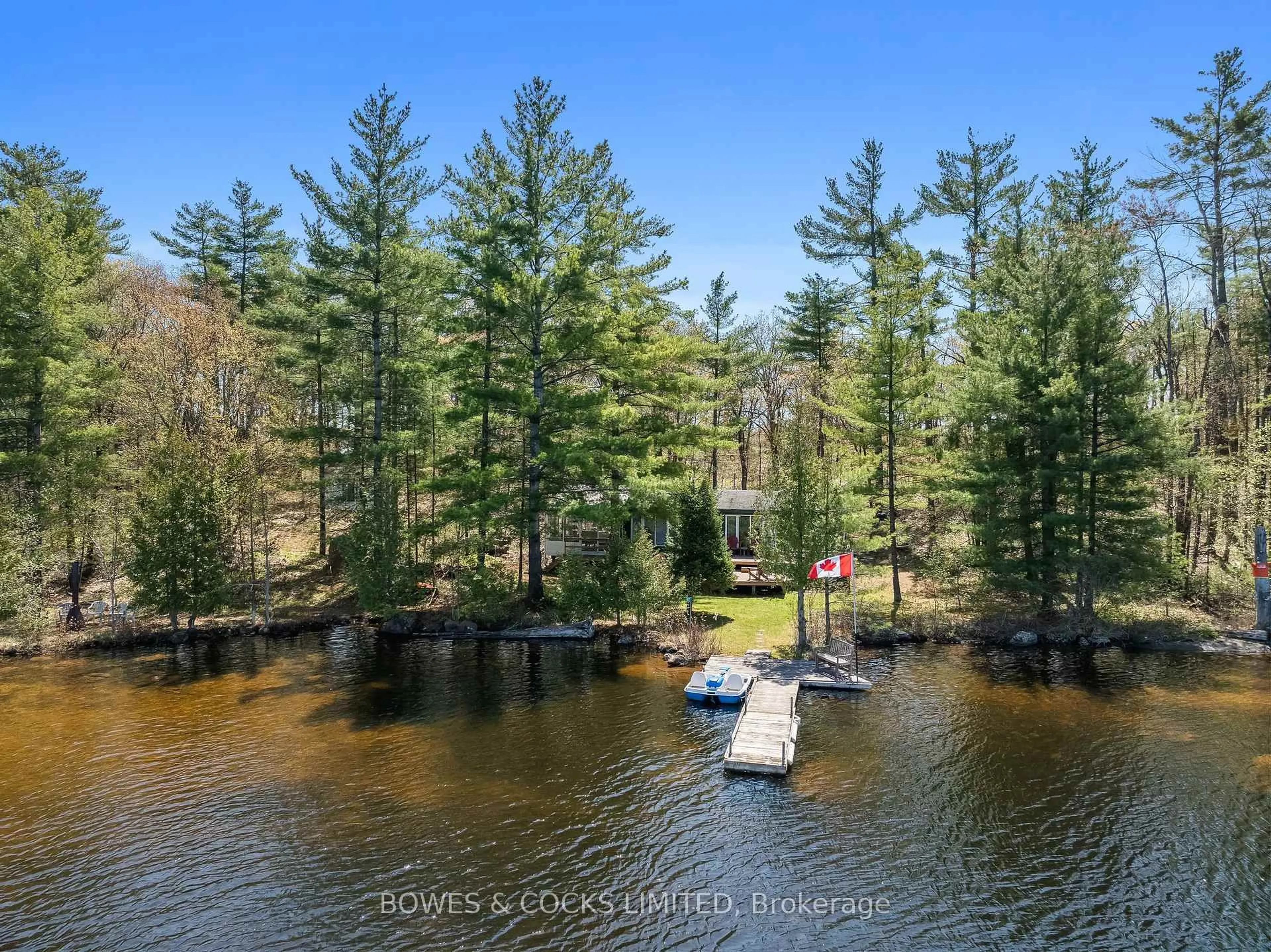 A pic from outside/outdoor area/front of a property/back of a property/a pic from drone, water/lake/river/ocean view for 417 Island 38 N/A, Havelock-Belmont-Methuen Ontario K0L 1Z0