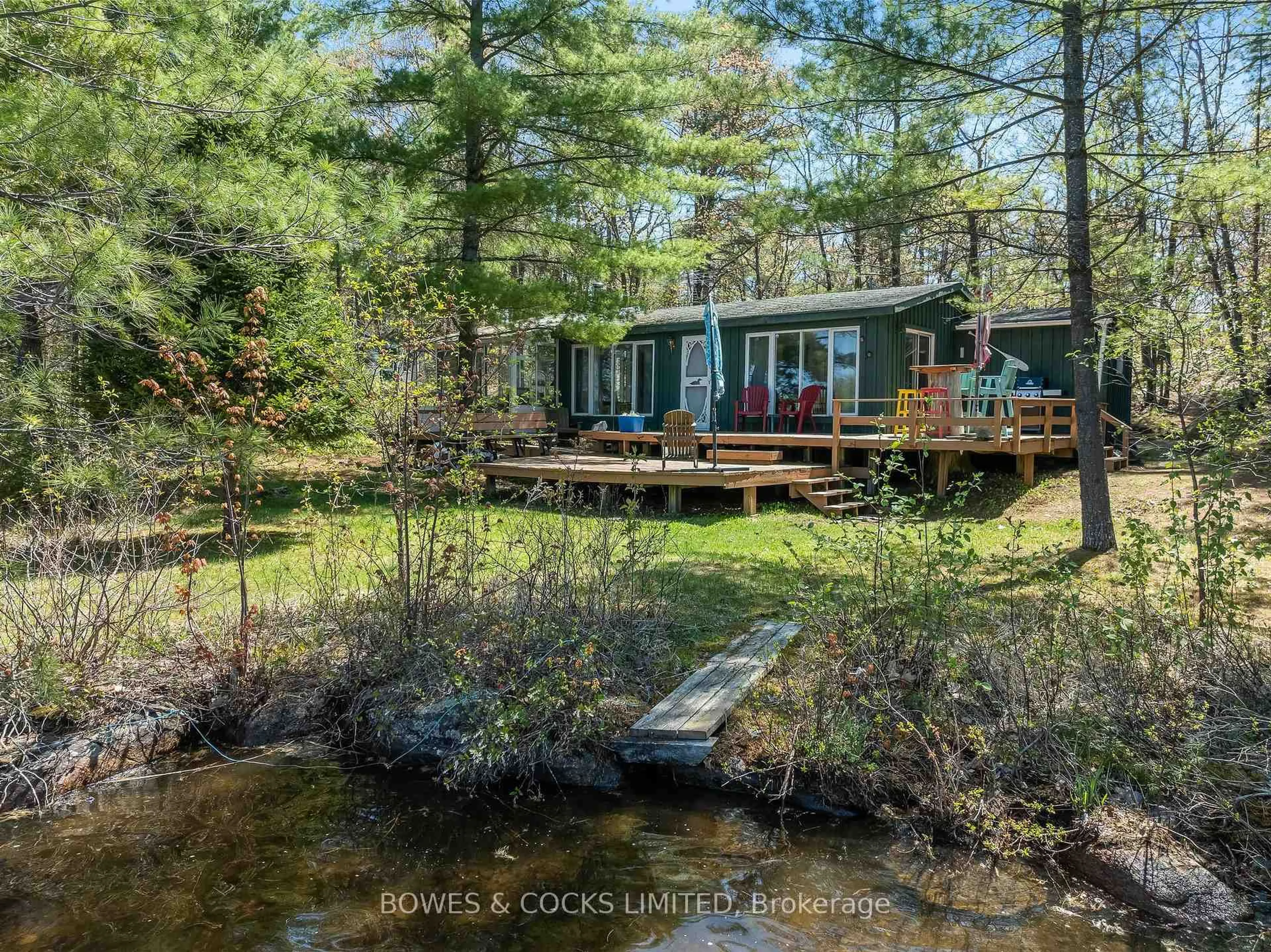 A pic from outside/outdoor area/front of a property/back of a property/a pic from drone, water/lake/river/ocean view for 417 Island 38 N/A, Havelock-Belmont-Methuen Ontario K0L 1Z0
