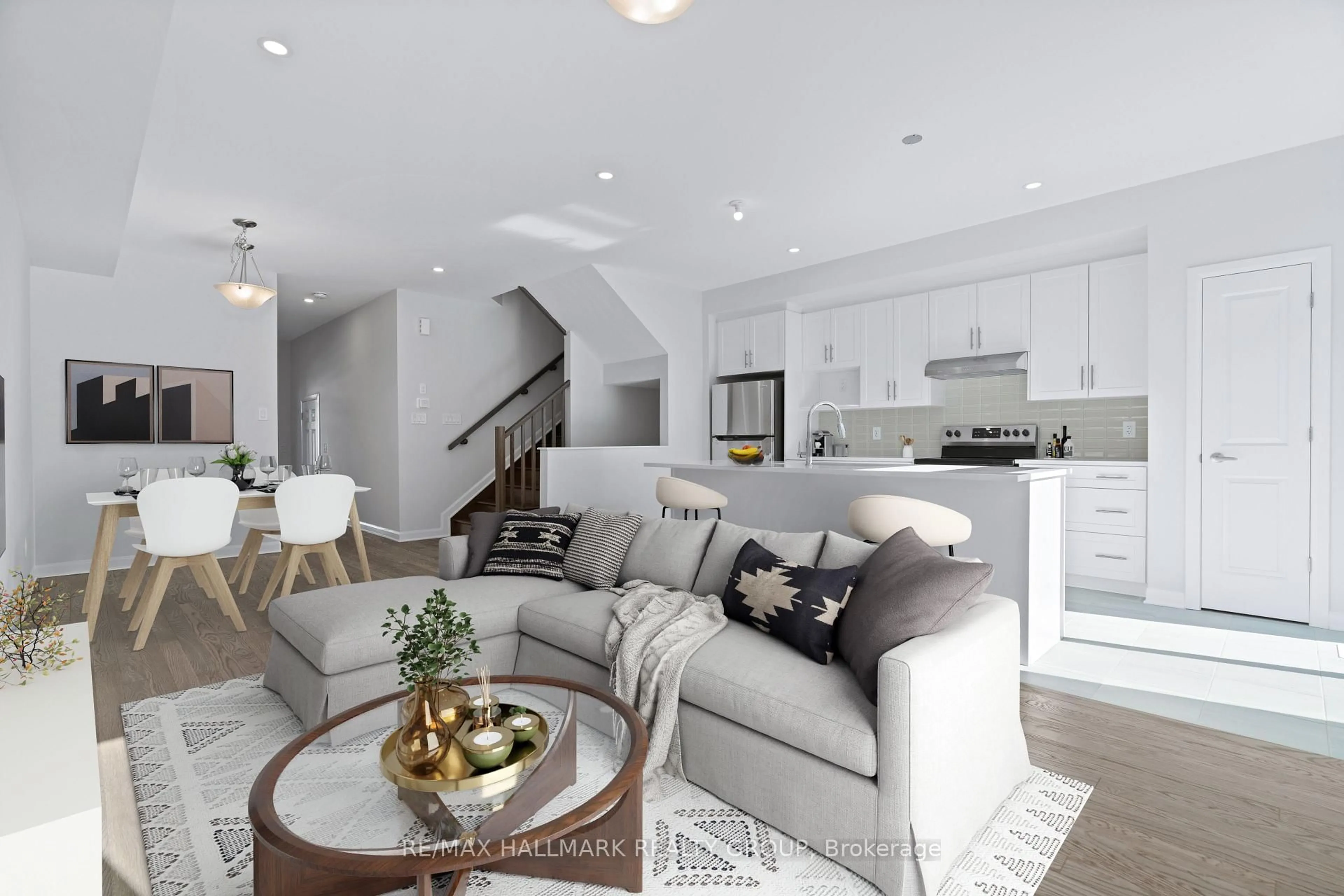 Living room with furniture, unknown for 318 Blossom Pass Terr, Ottawa Ontario K4A 0K9
